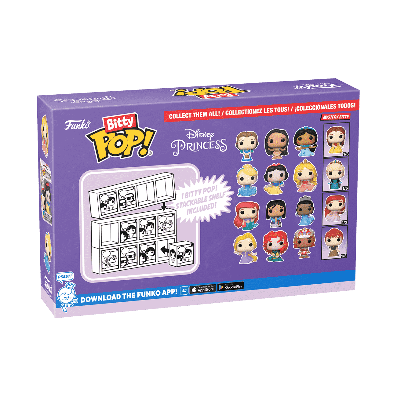 Bitty Pop! Disney Princess 4-Pack Series 2 - Image 3
