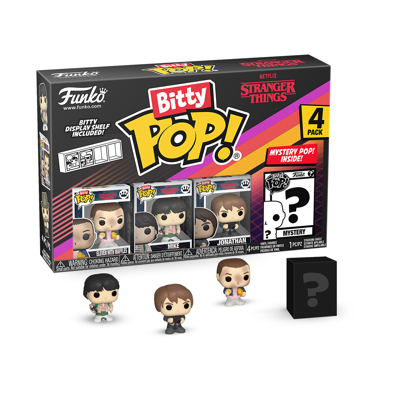 Bitty Pop! Stranger Things 4-Pack Series 3