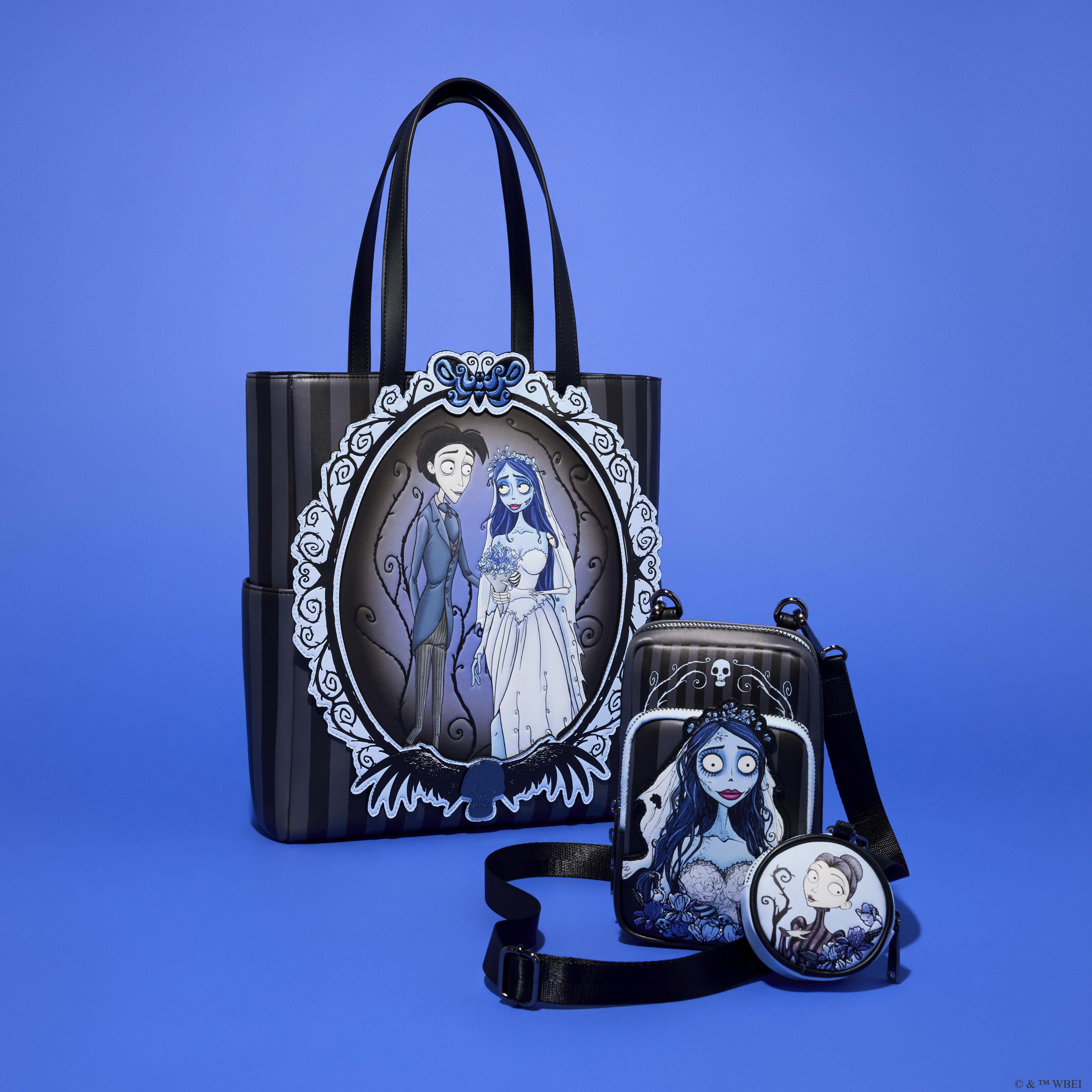 Corpse Bride Emily Sling Crossbody Bag with Coin Bag - Image 3