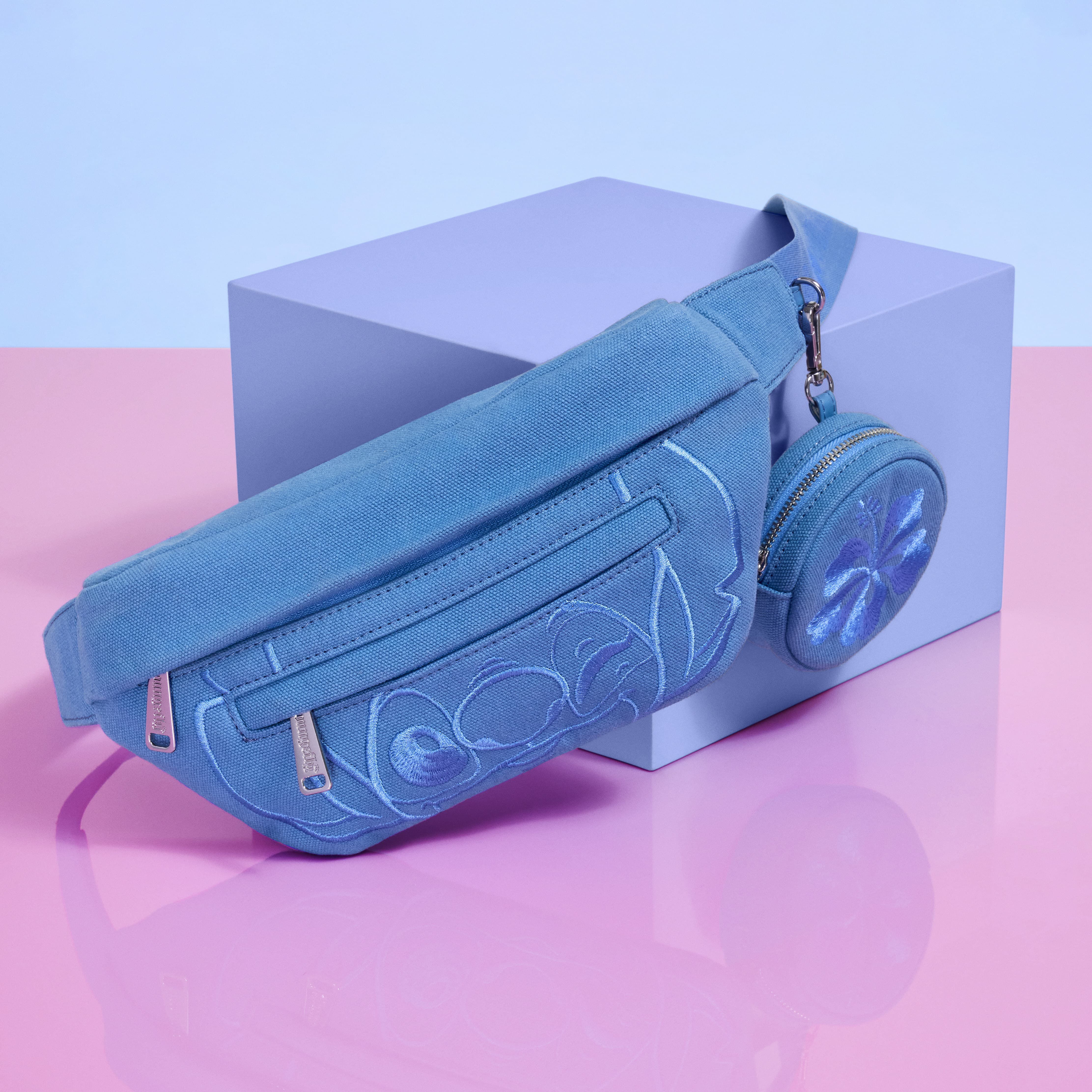 Stitch Ohana Canvas Convertible Belt Bag with Coin Bag - Image 3
