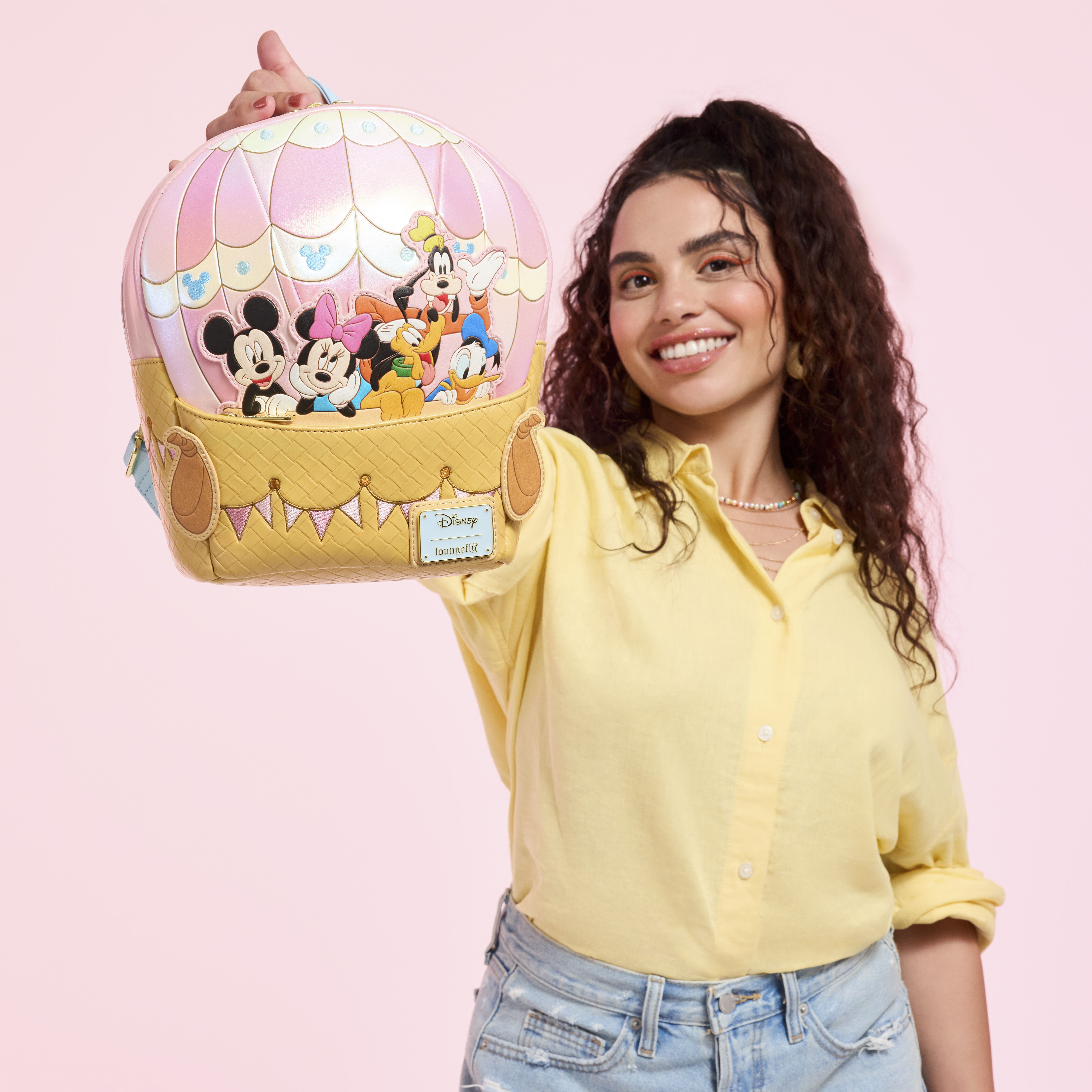 Mickey & Friends Hot Air Balloon Figural Mini Backpack - Image 2