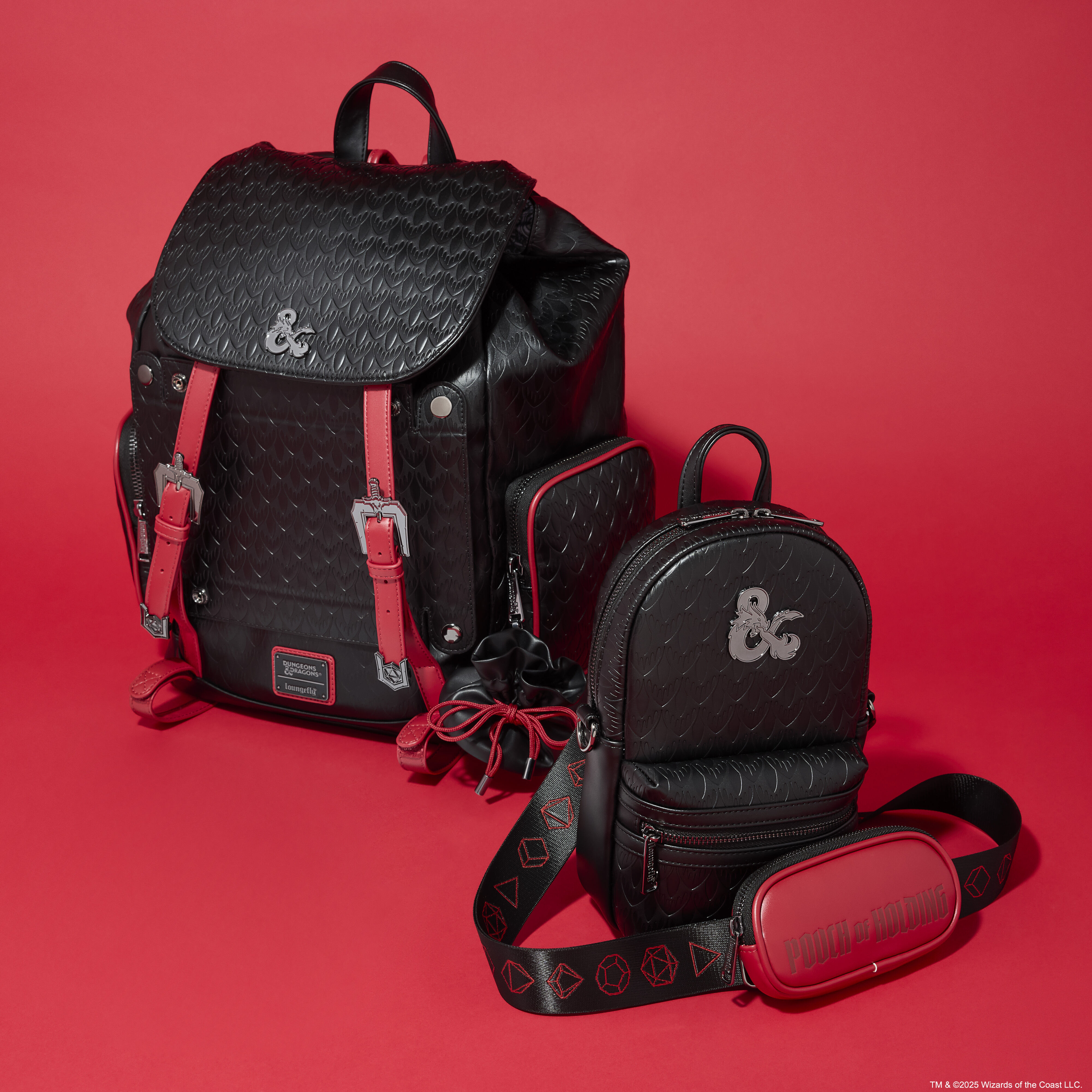 Dungeons & Dragons Full-Size Backpack with Coin Bag - Image 4