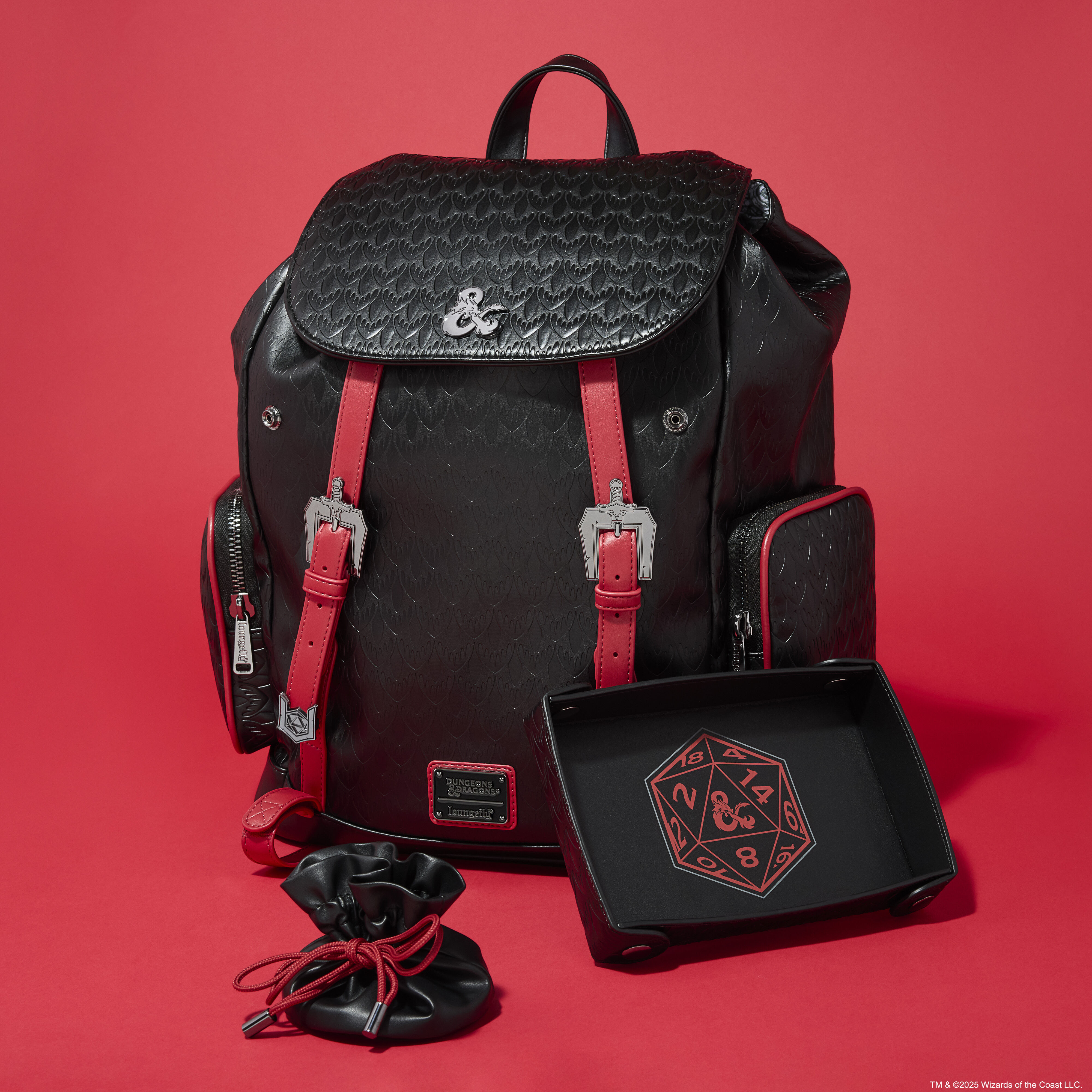 Dungeons & Dragons Full-Size Backpack with Coin Bag - Image 3
