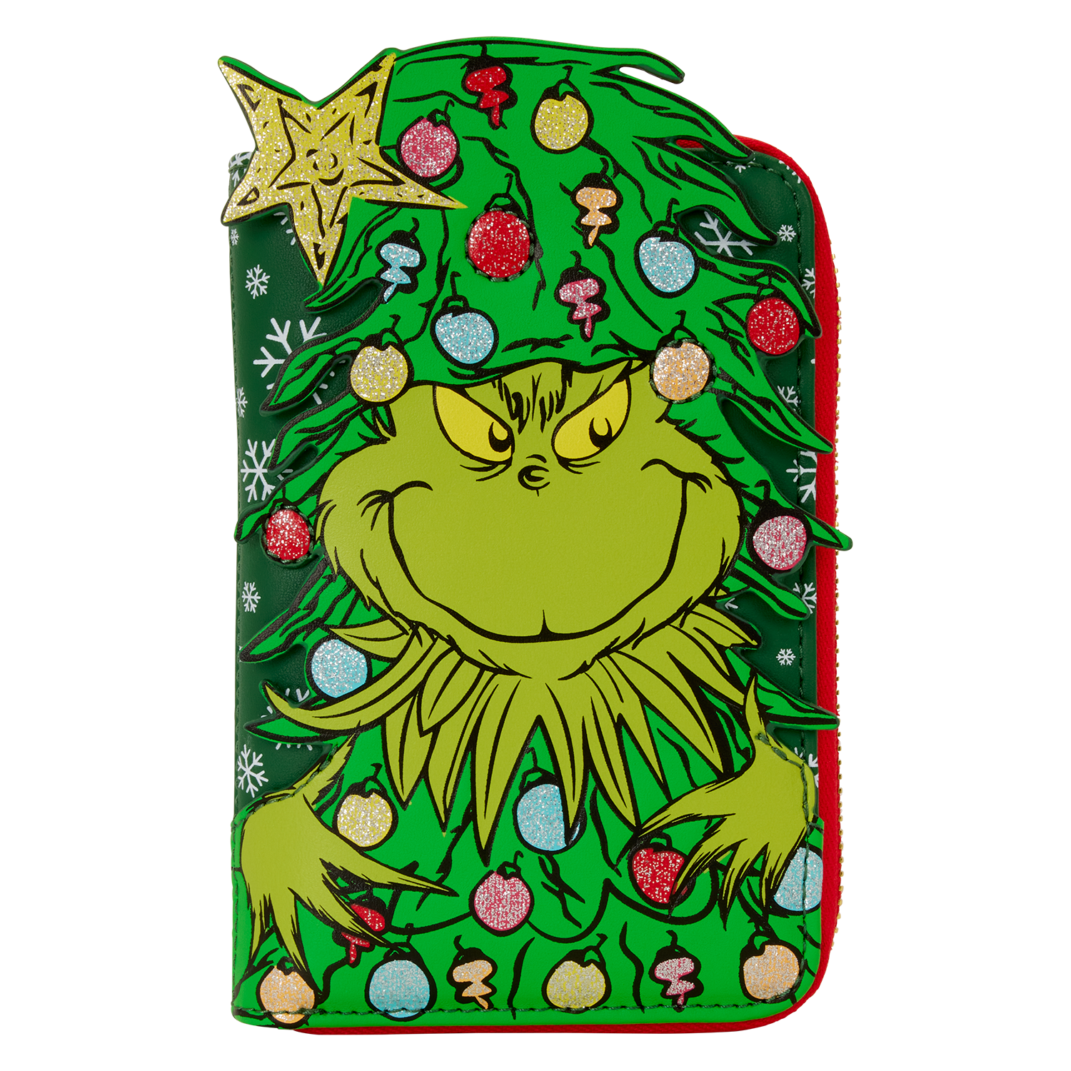 Dr. Seuss How the Grinch Stole Christmas! Tree Zip Around Wallet