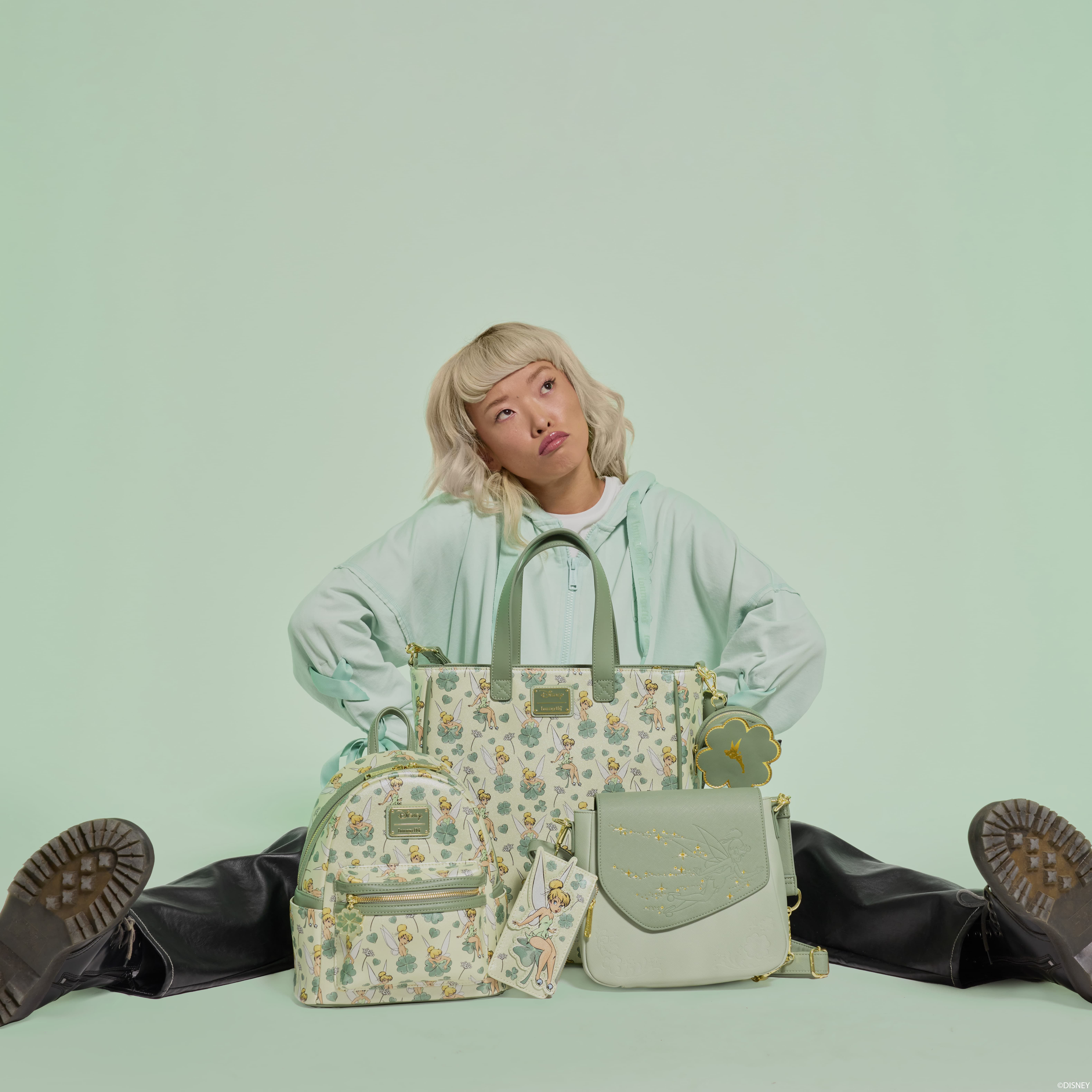 Peter Pan Tinker Bell Clover Crossbody Bag - Image 3