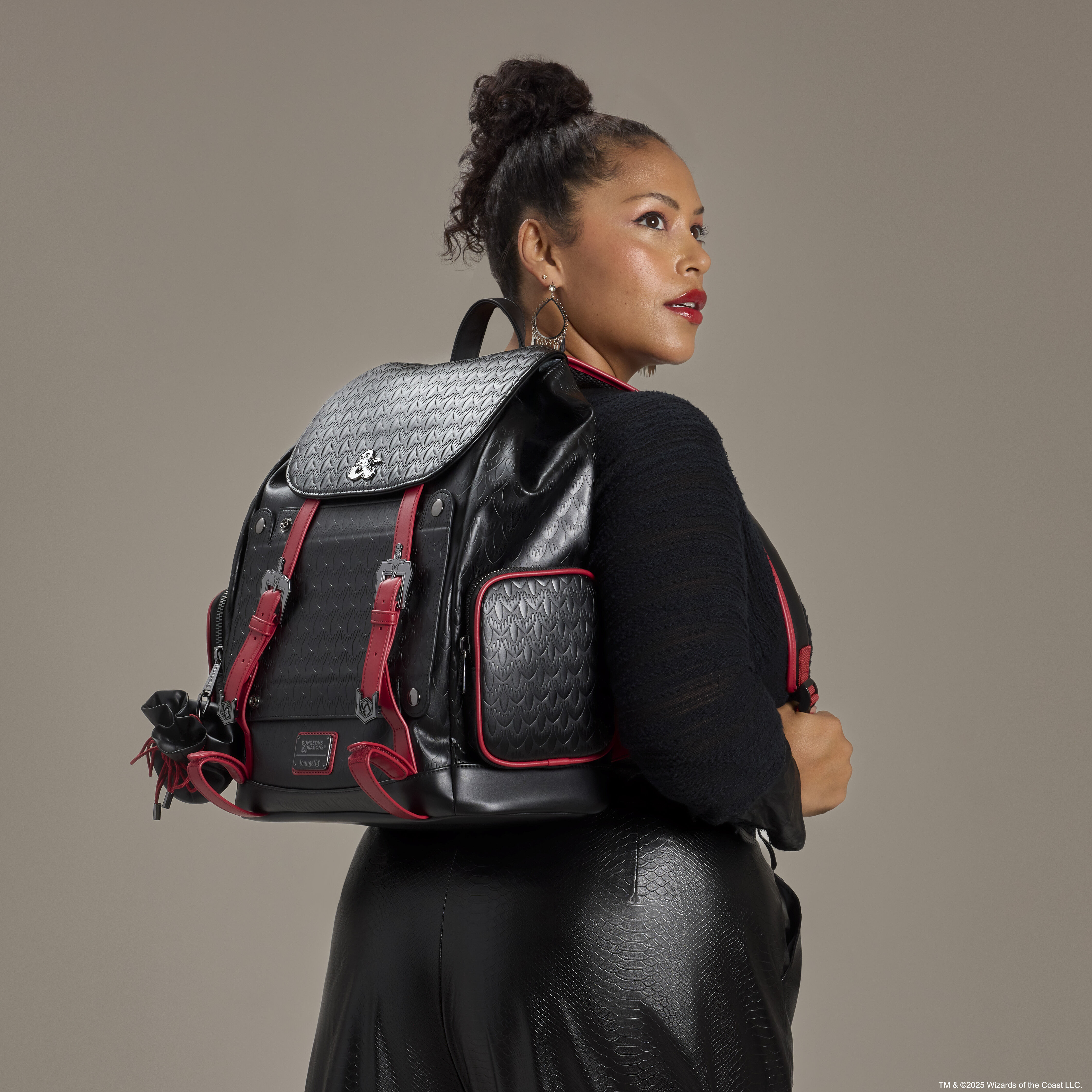 Dungeons & Dragons Full-Size Backpack with Coin Bag - Image 2