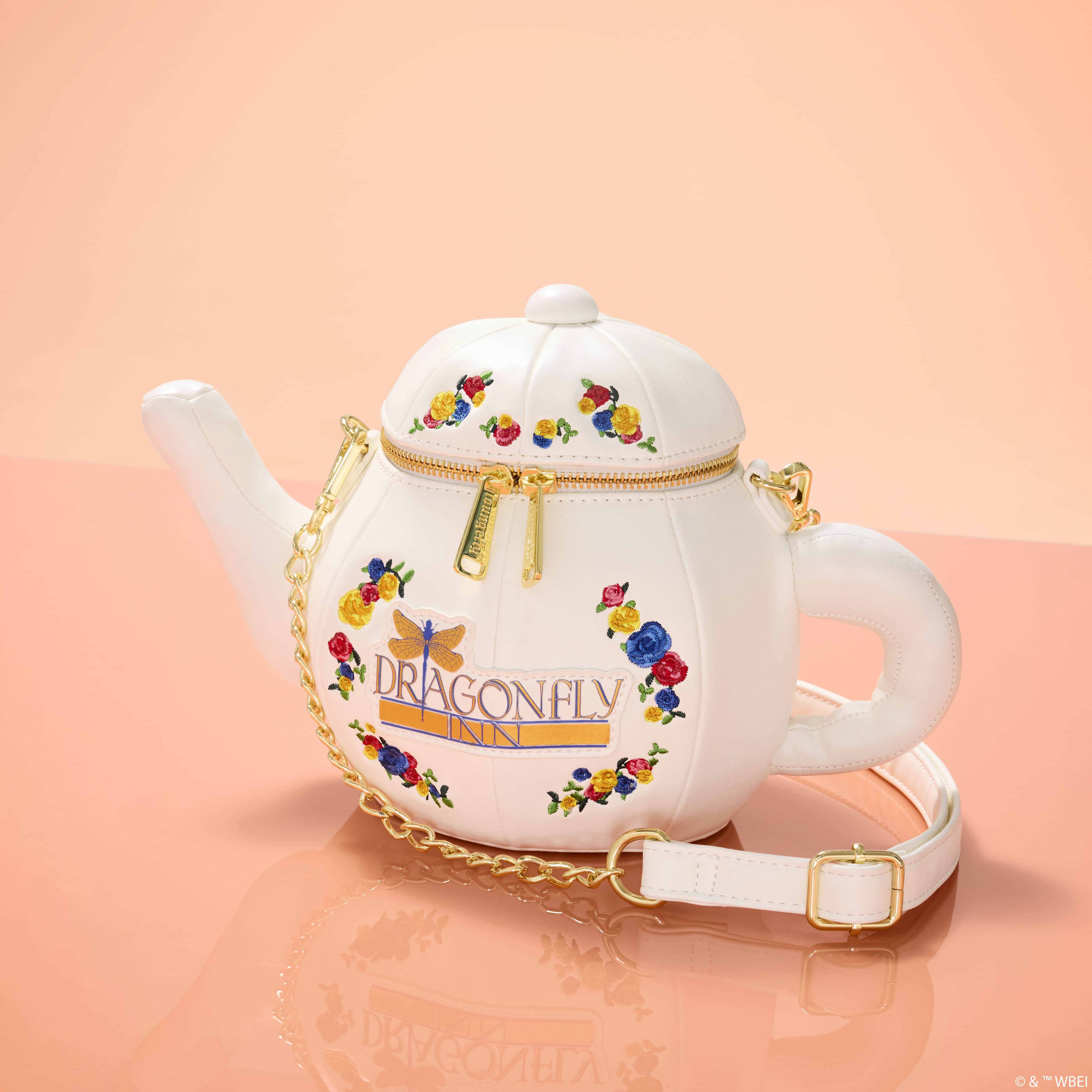 Gilmore Girls Dragonfly Inn Figural Teapot Crossbody Bag - Image 2