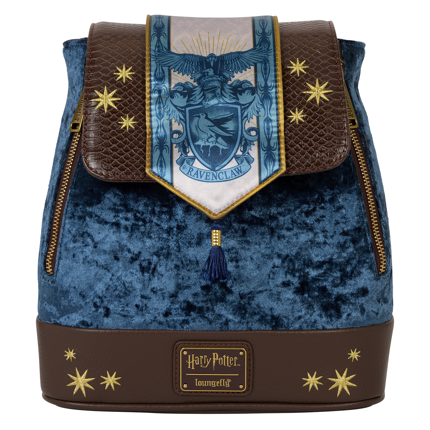 Exclusive Harry Potter Ravenclaw Banner Velvet Mini Backpack