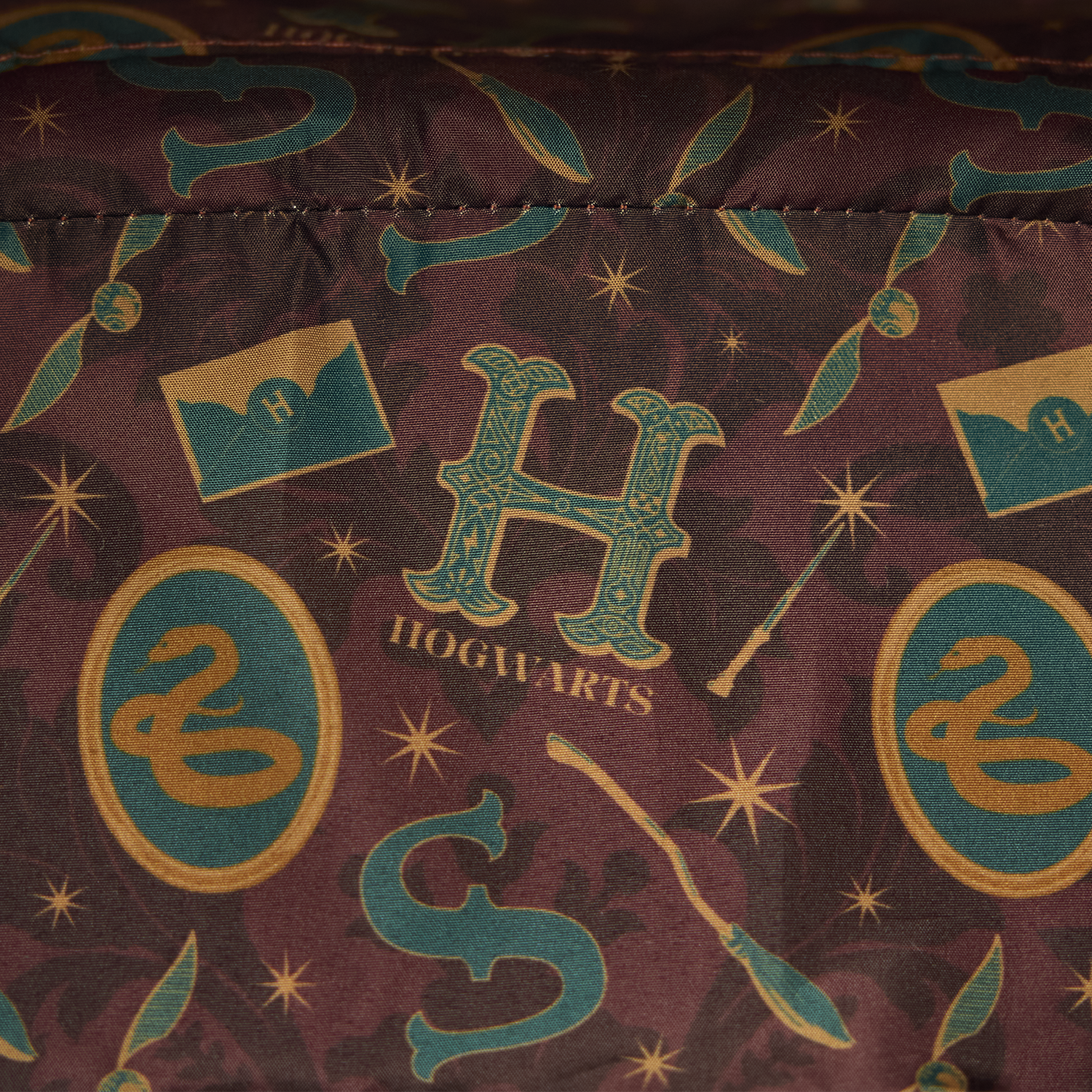 Exclusive Harry Potter Slytherin Banner Velvet Mini Backpack - Image 6