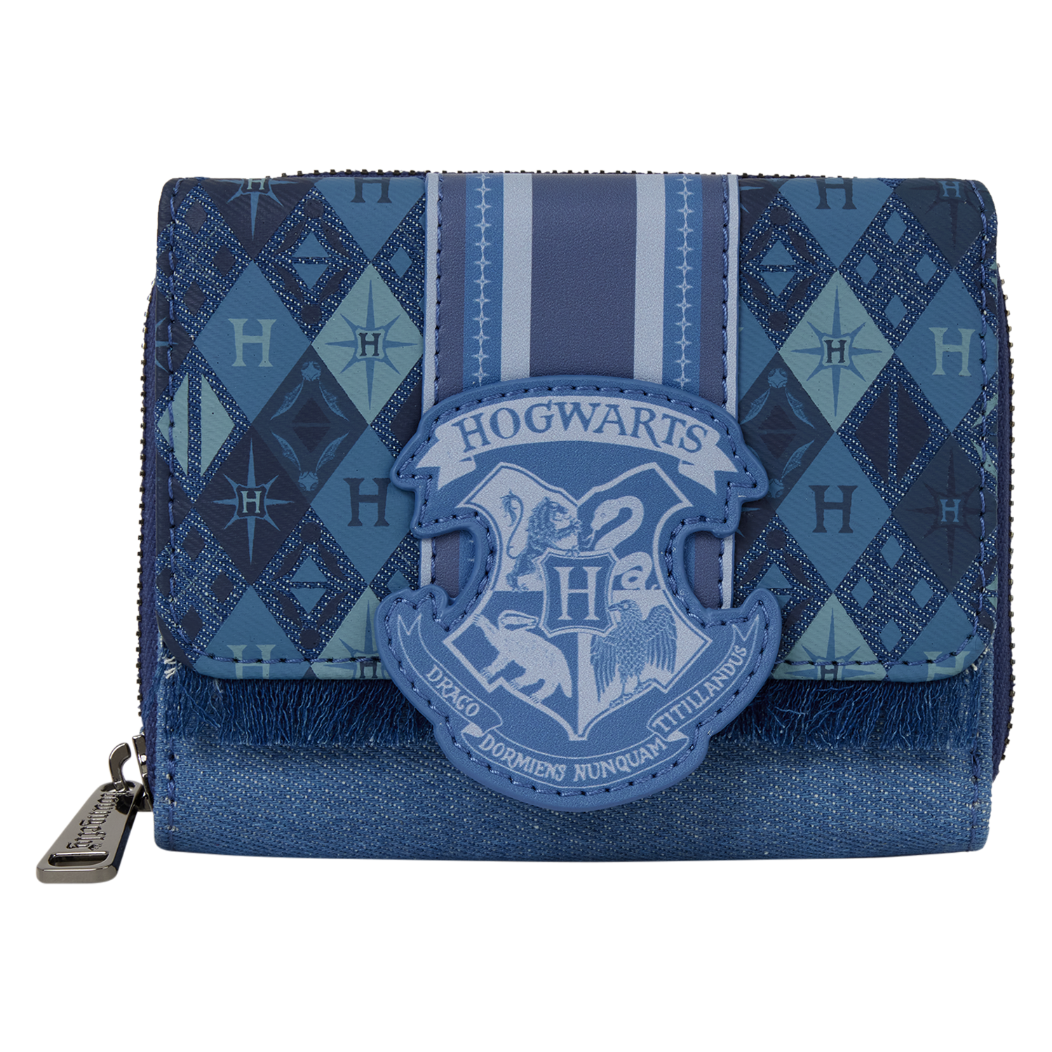 Harry Potter Hogwarts Denim Tri-fold Wallet