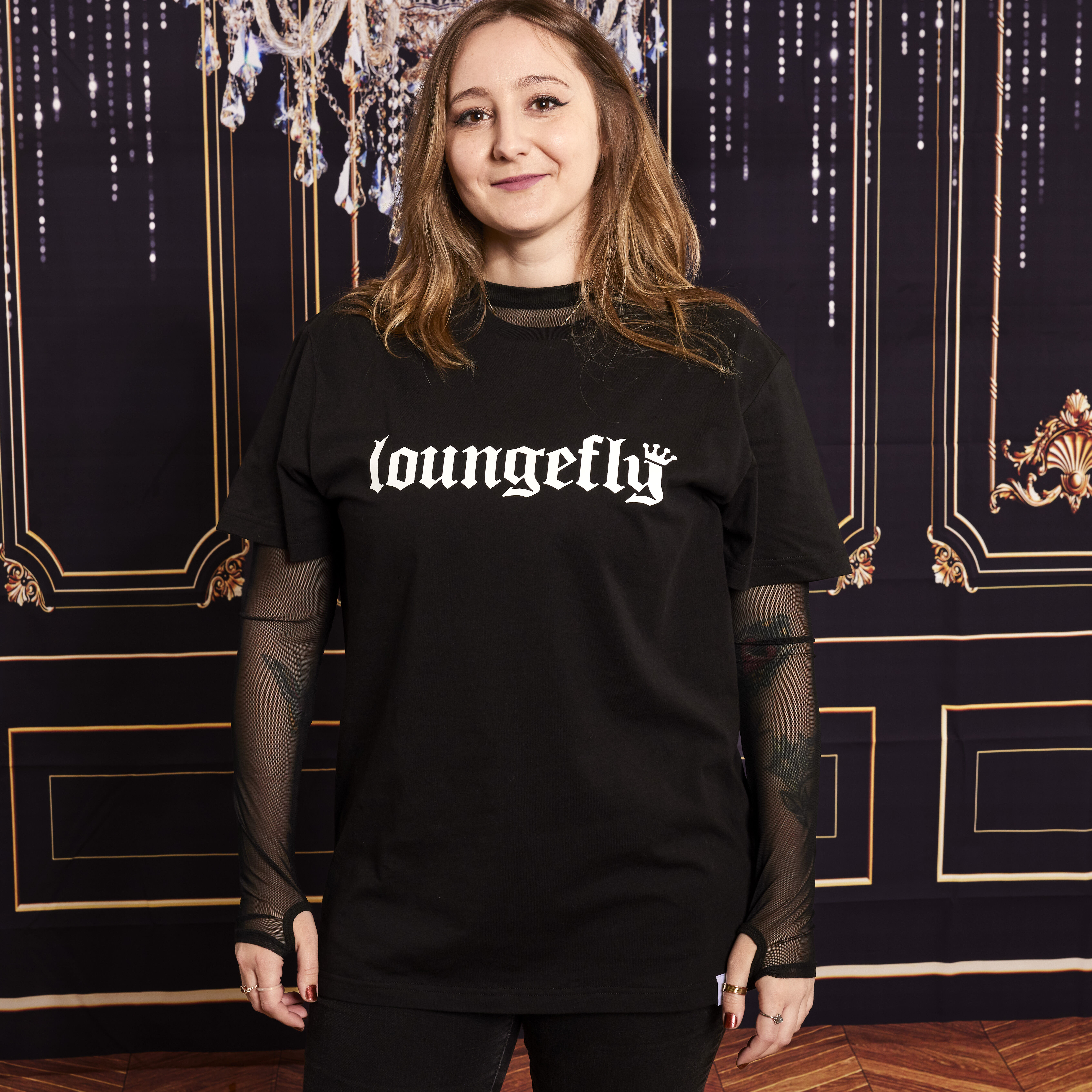 Loungefly 25th Anniversary Logo Black Unisex Tee - Image 2
