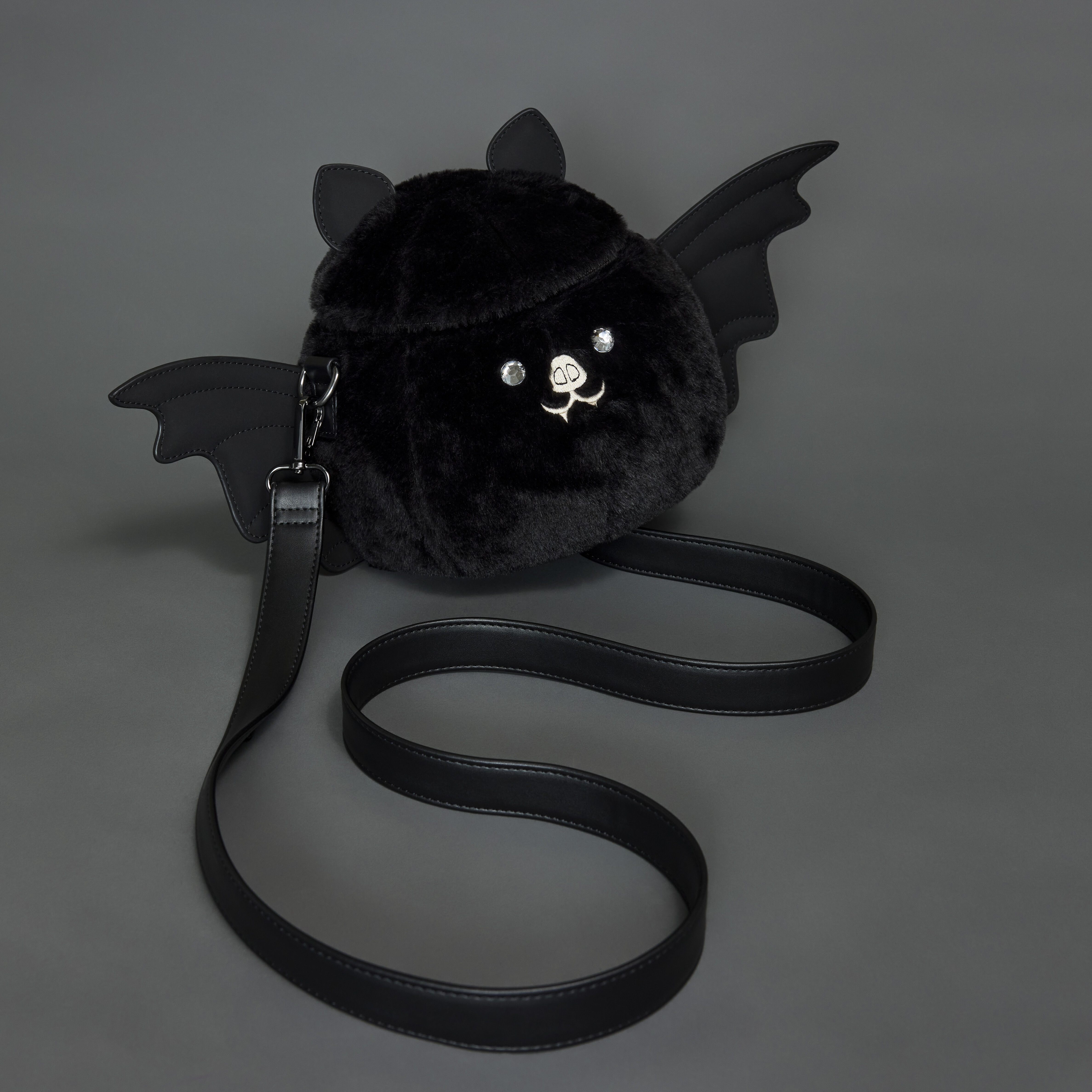 Loungefly Plush Bat Figural Crossbody Bag - Image 3