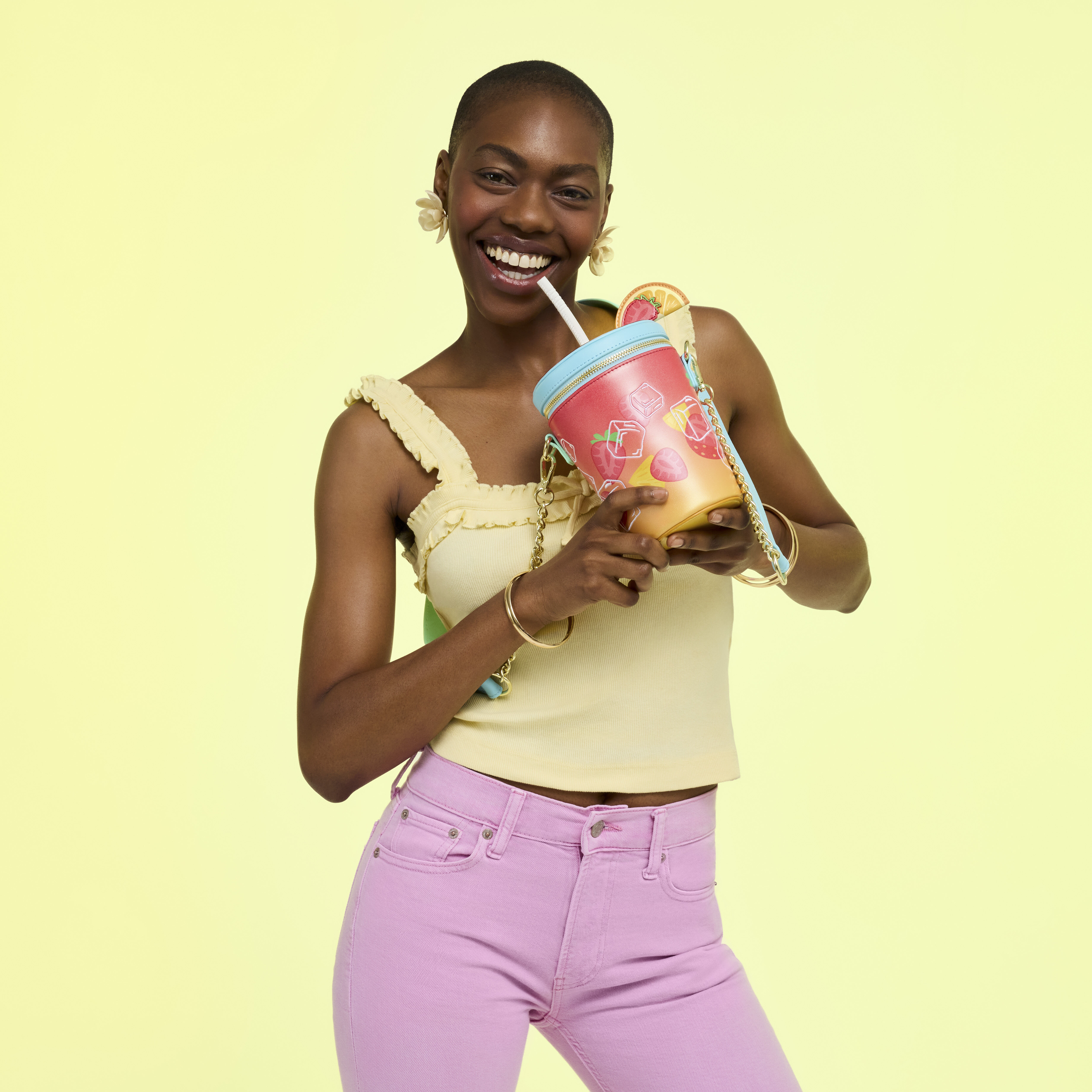 Loungefly Tropical Drink Figural Crossbody Bag - Image 2