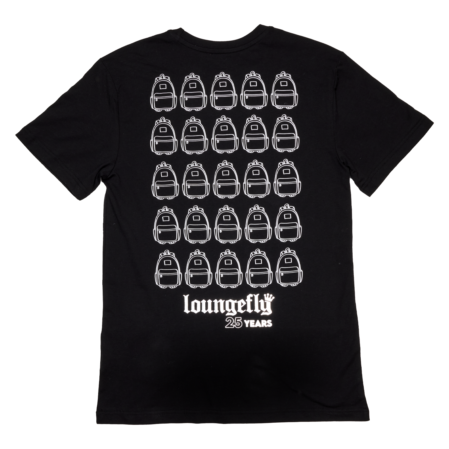 Loungefly 25th Anniversary Logo Black Unisex Tee - Image 10