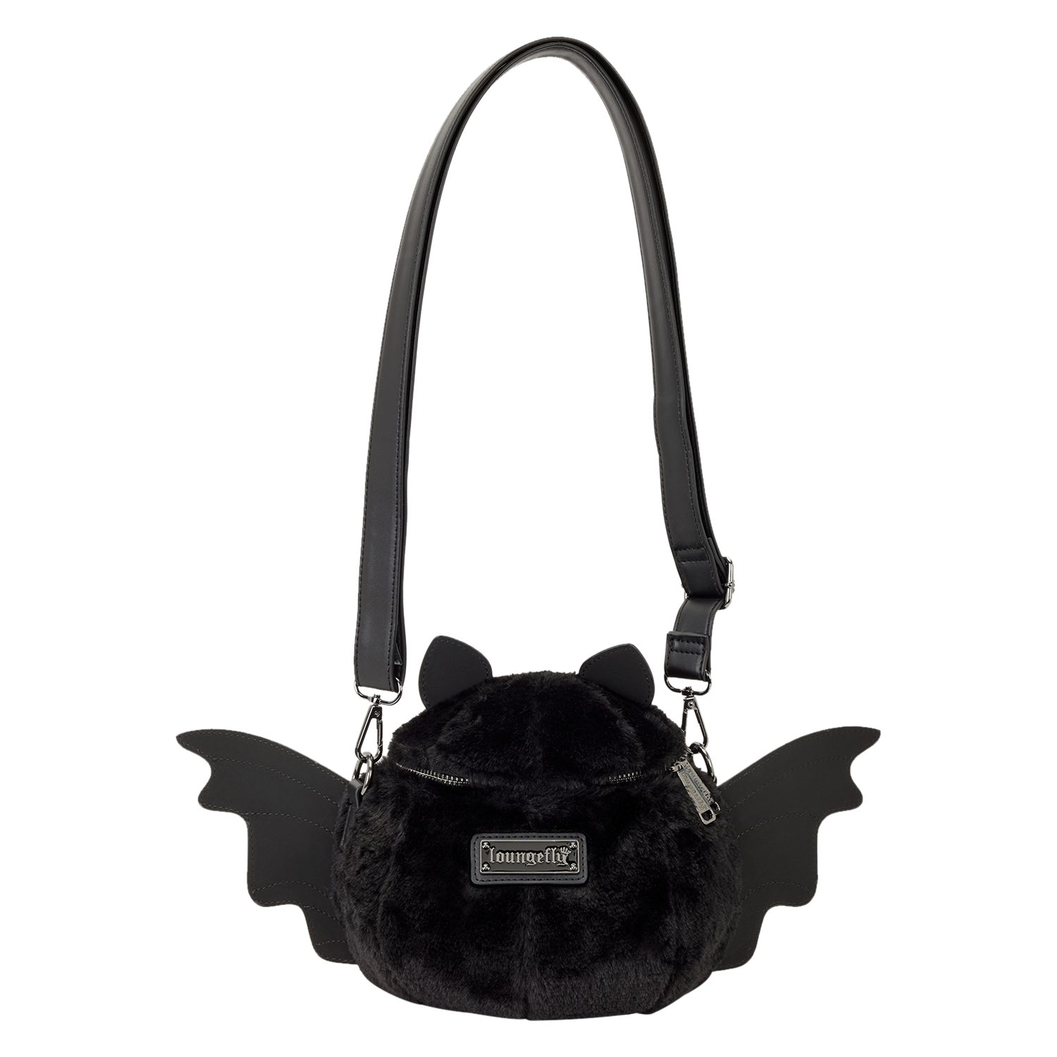 Loungefly Plush Bat Figural Crossbody Bag - Image 6