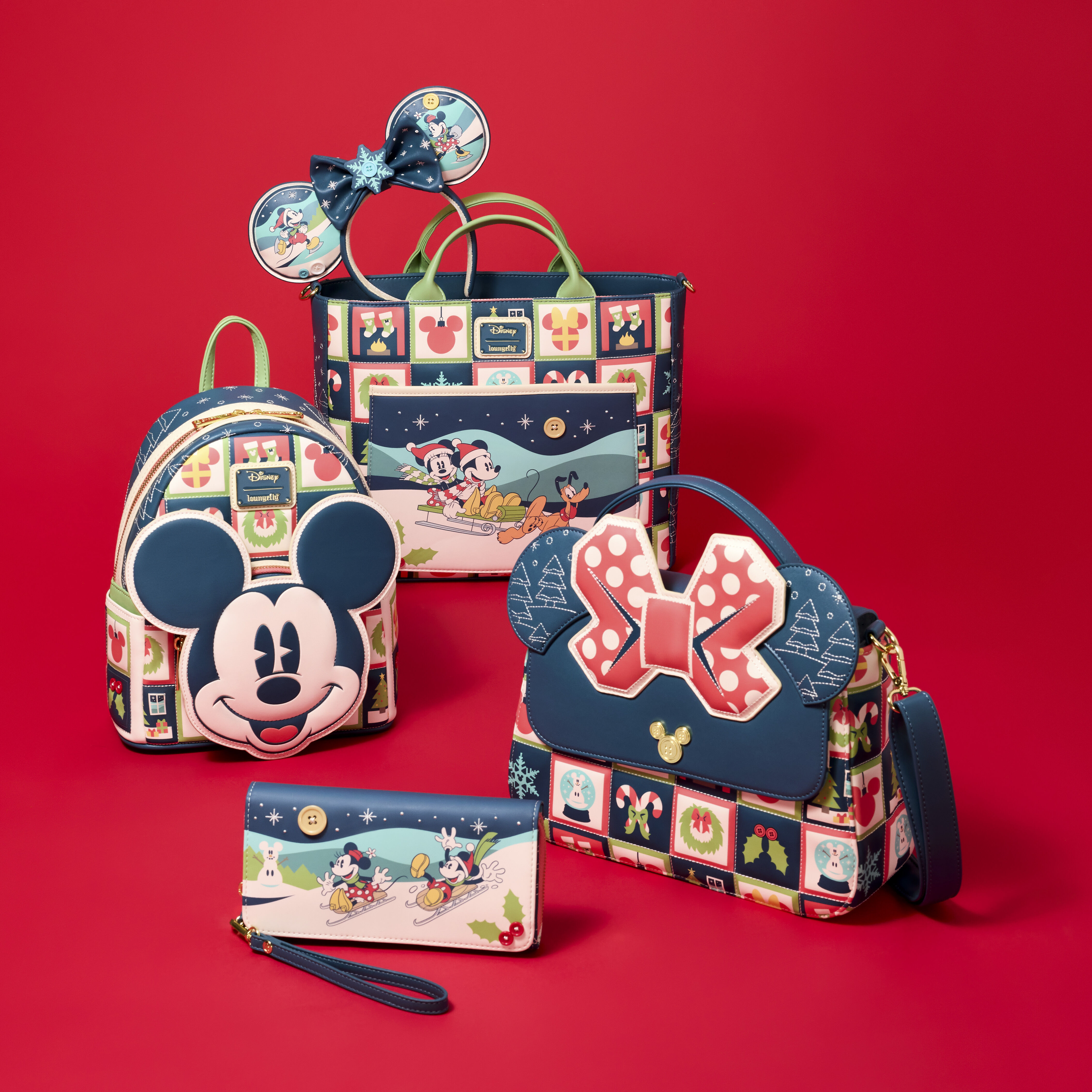 Mickey & Minnie Holiday Ear Headband - Image 4