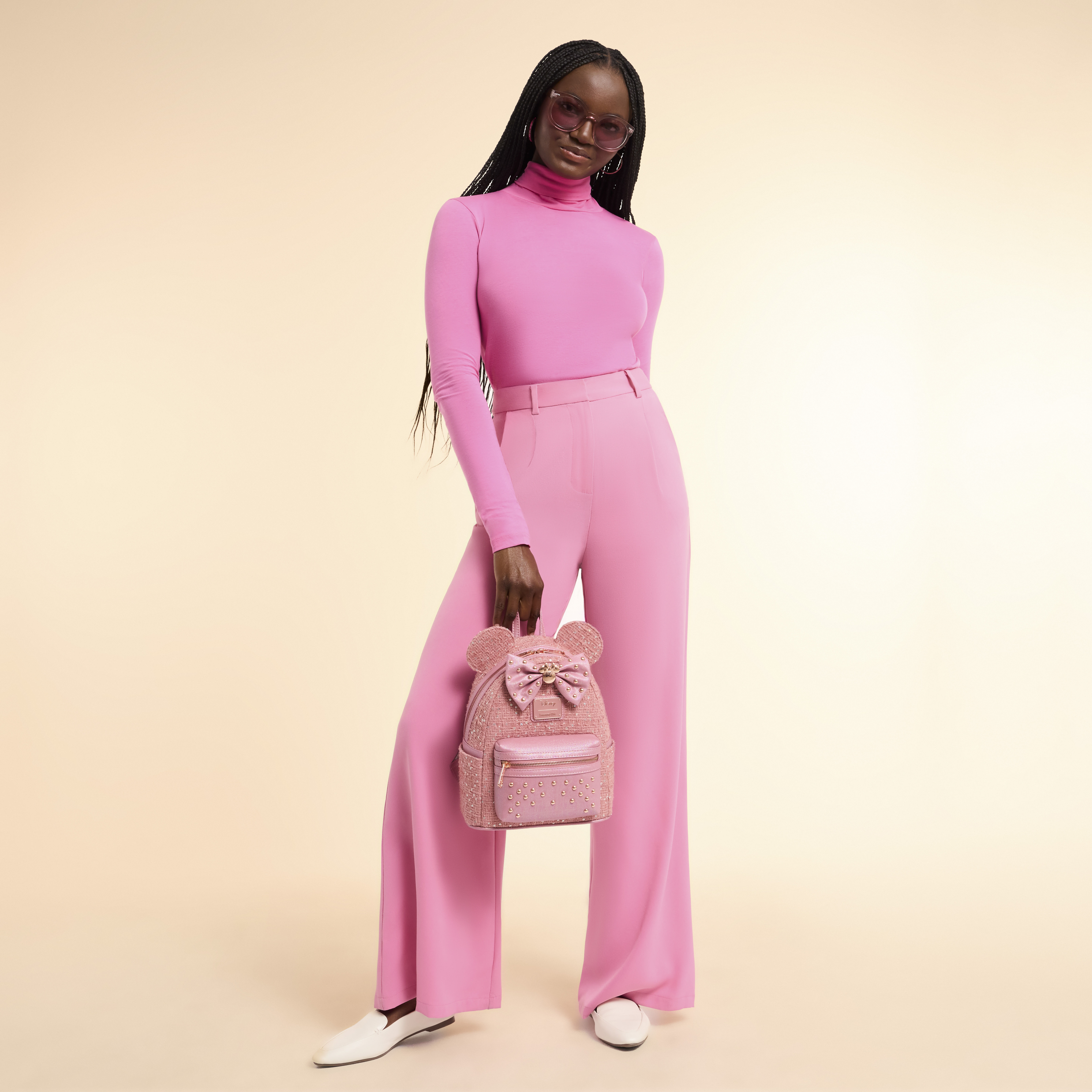 Minnie Mouse Exclusive Glitter Tweed Mini Backpack - Image 3