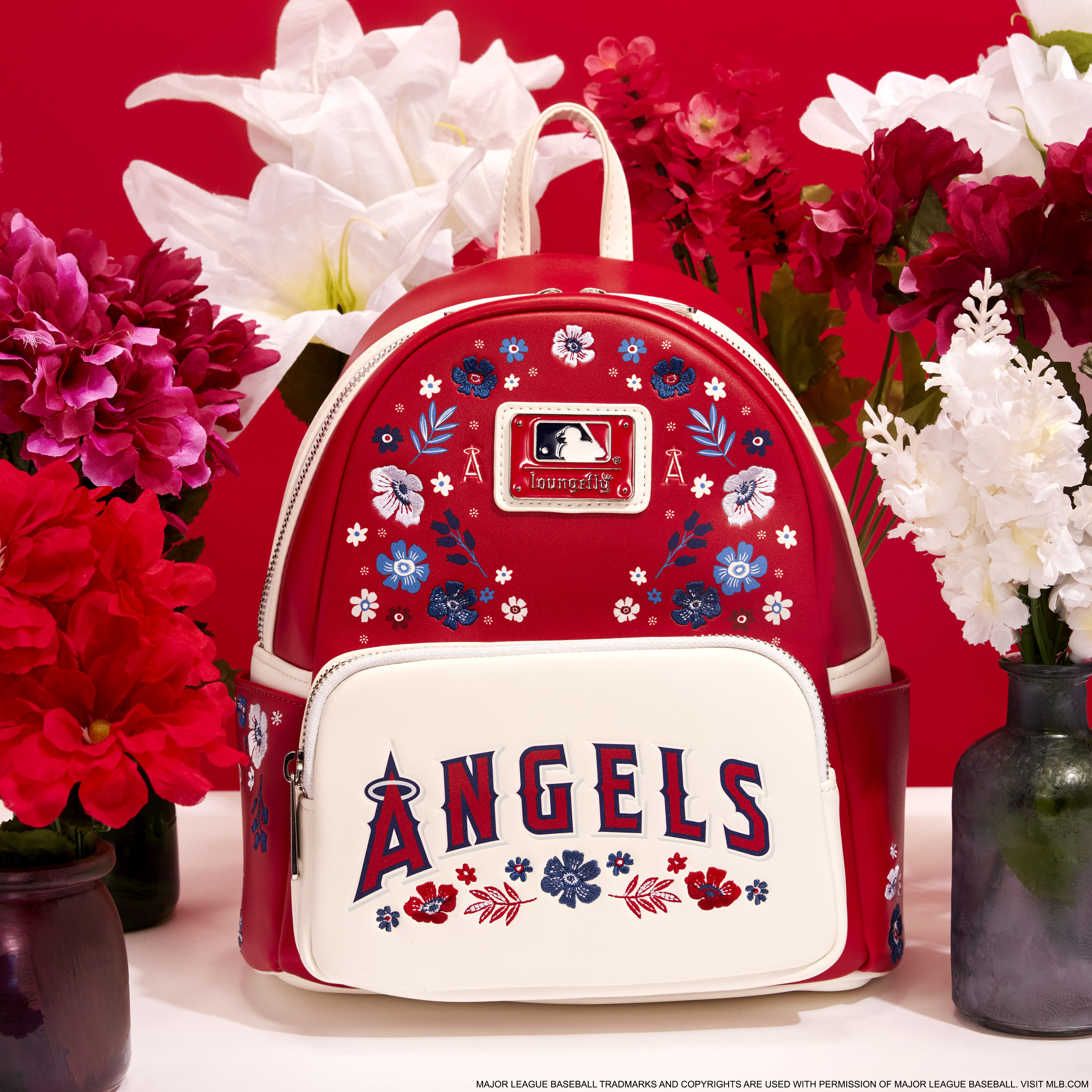 MLB Los Angeles Angels Floral Mini Backpack - Image 2