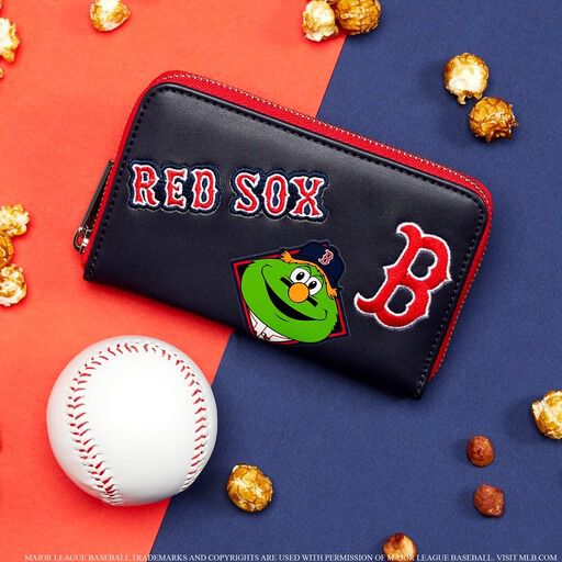 MLB Boston Red Sox Patches Zip Around Wallet - Image 2
