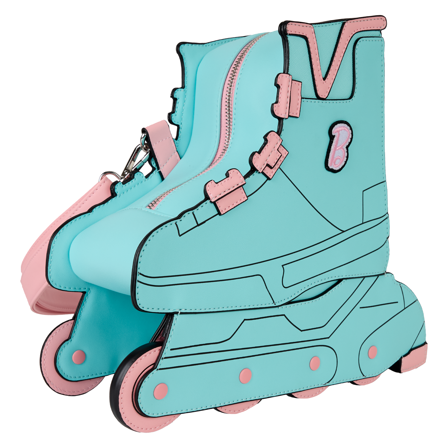 Classic Barbie Figural Skate Crossbody Bag - Image 4