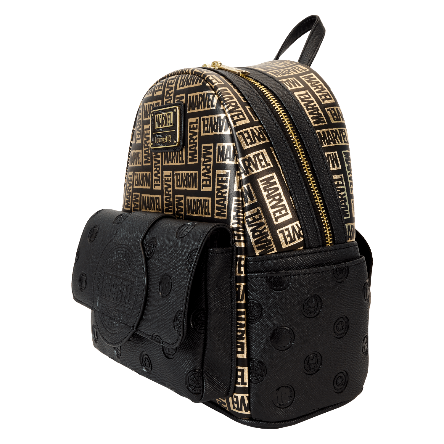 Marvel 85th Anniversary All-Over Print Logo Mini Backpack - Image 3