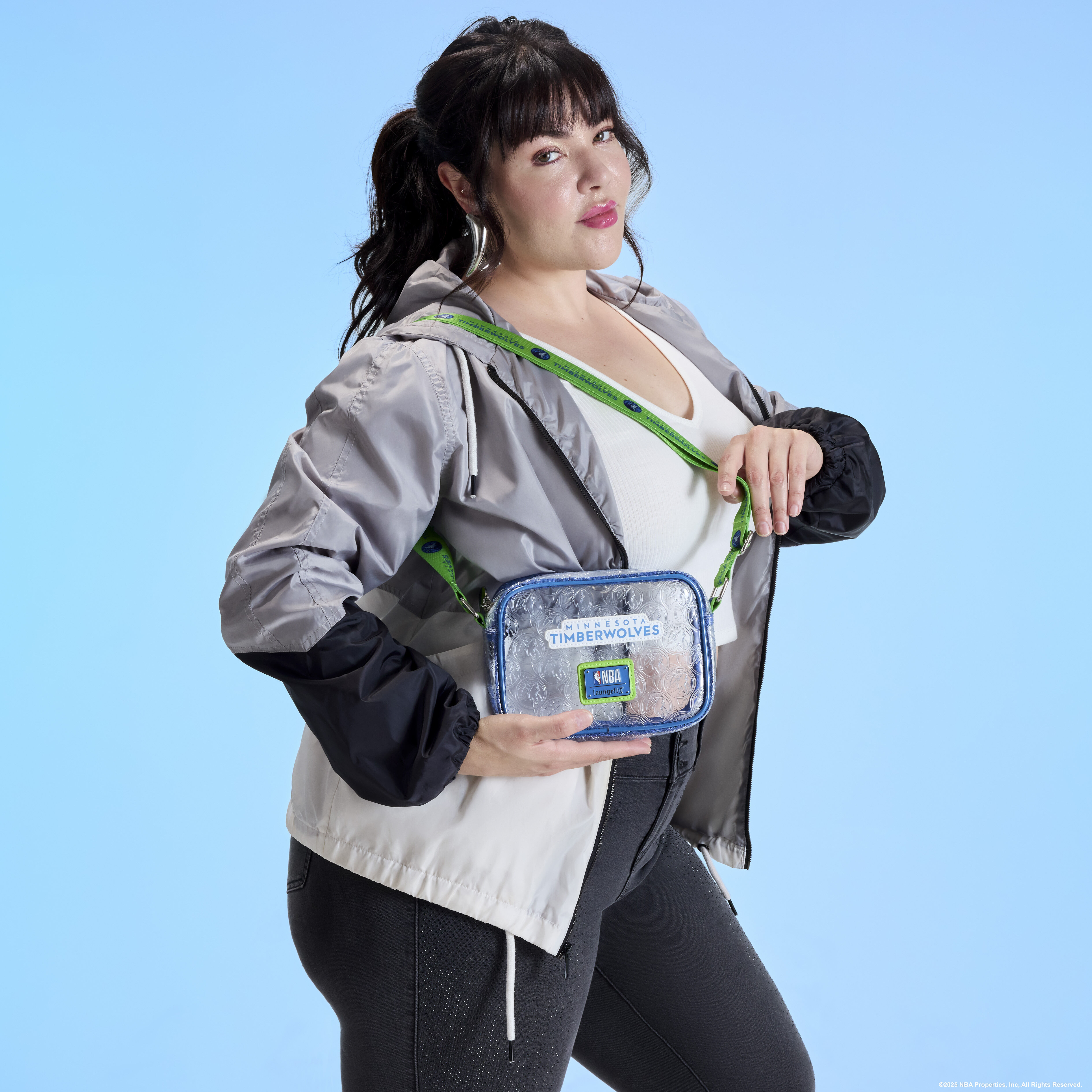 NBA Minnesota Timberwolves Clear Crossbody Stadium Bag - Image 2