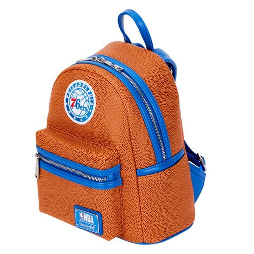 NBA Philadelphia 76ers Basketball Logo Mini Backpack - Image 3