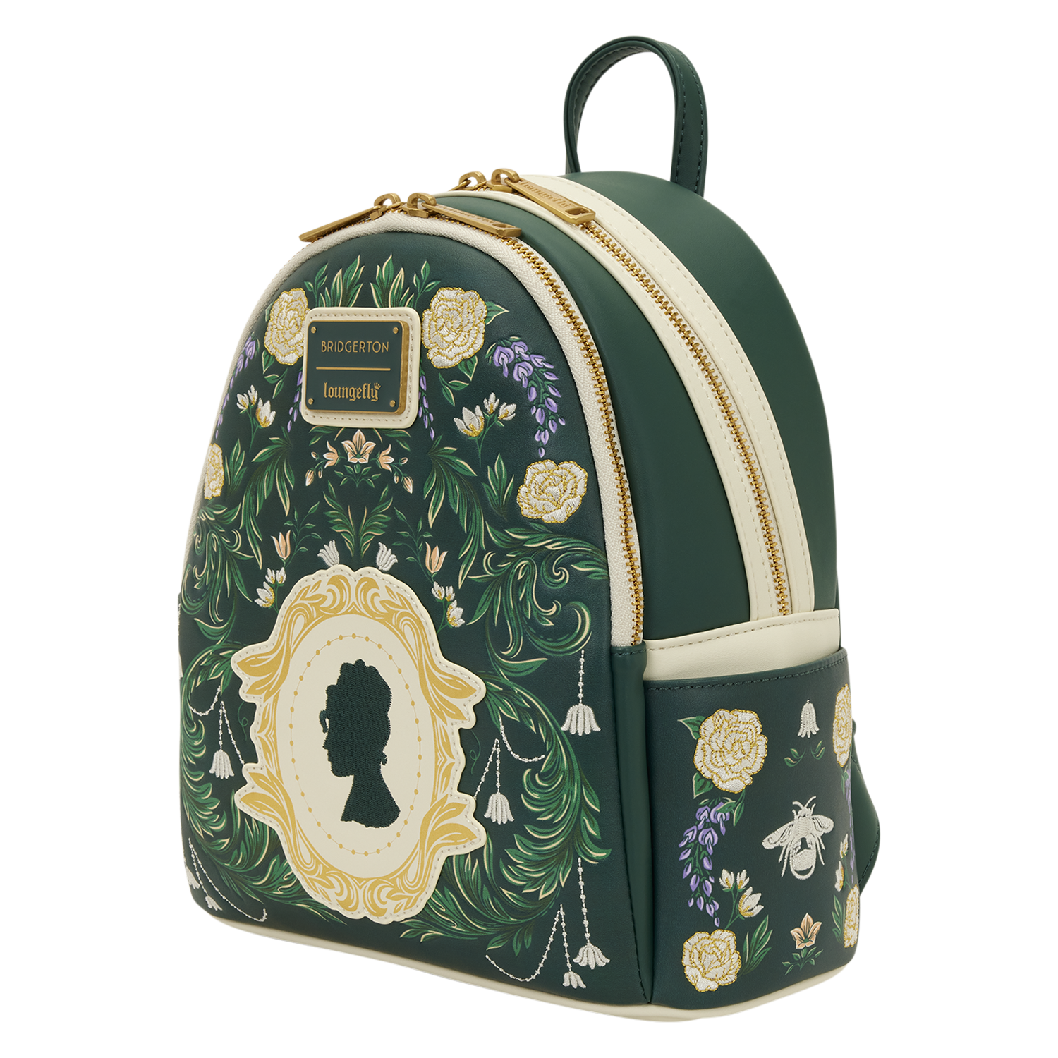 Bridgerton Silhouette Floral Mini Backpack - Image 4