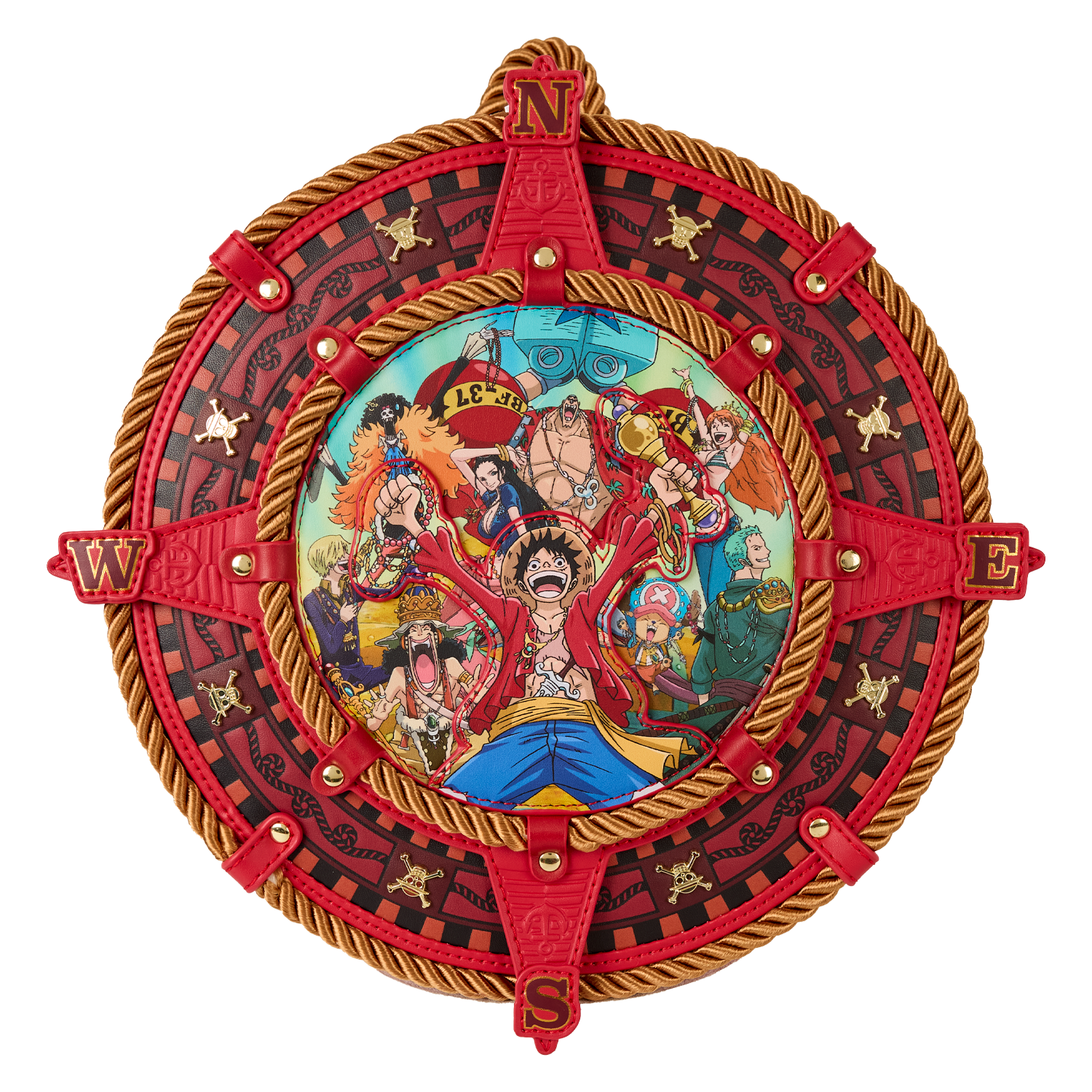 One Piece Compass Figural Mini Backpack