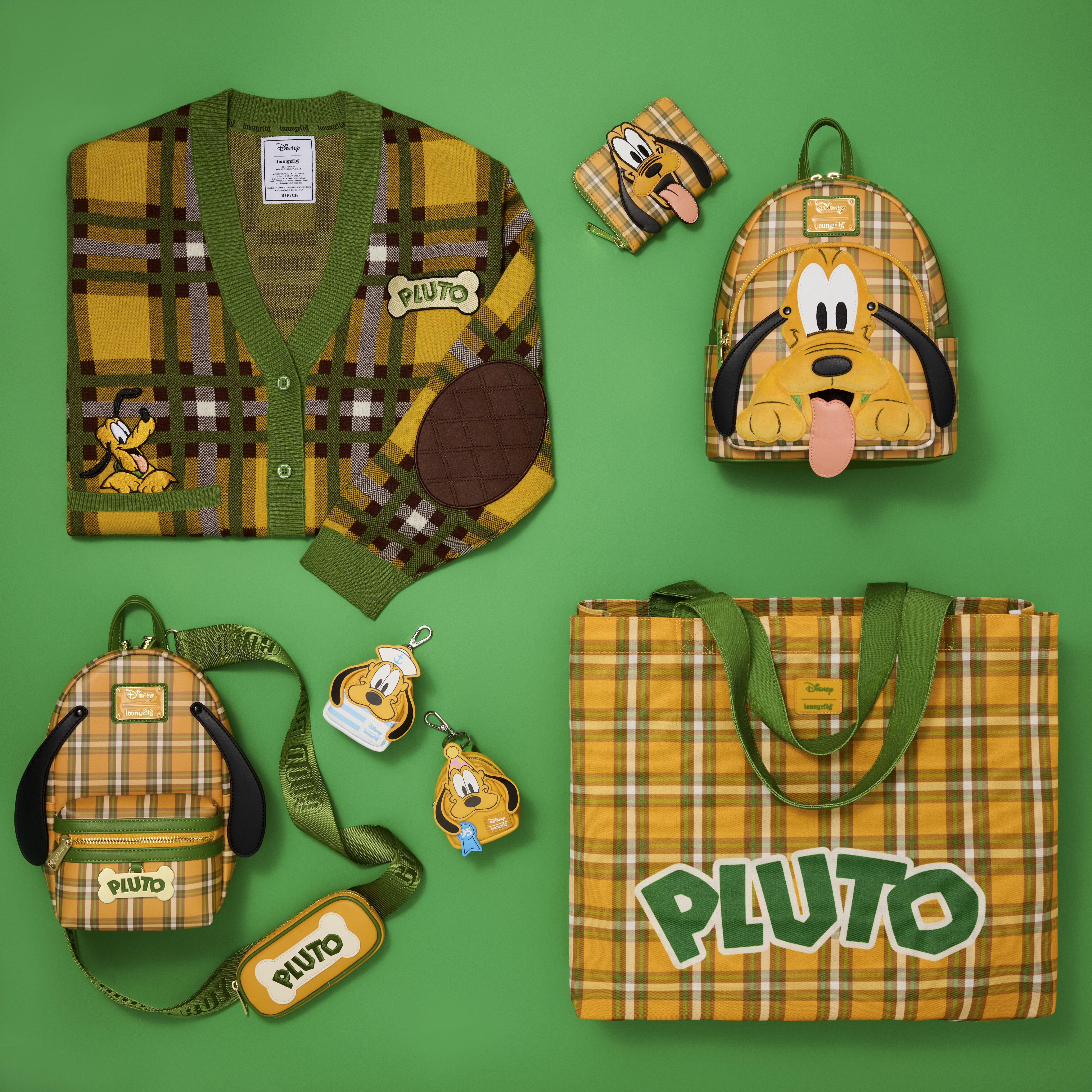 Pluto 95th Anniversary Plaid Knit Cardigan - Image 4