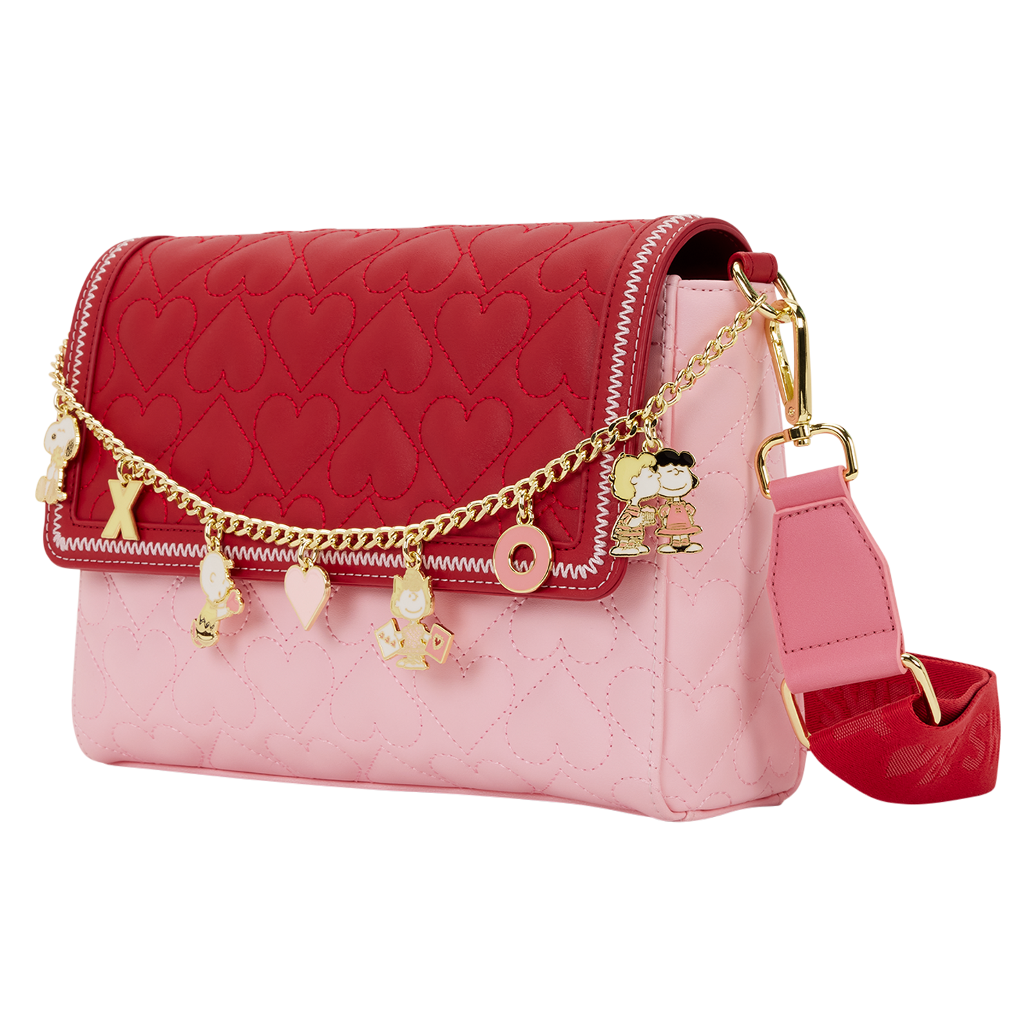 Peanuts Snoopy Valentine's Day Charm Crossbody Bag - Image 6