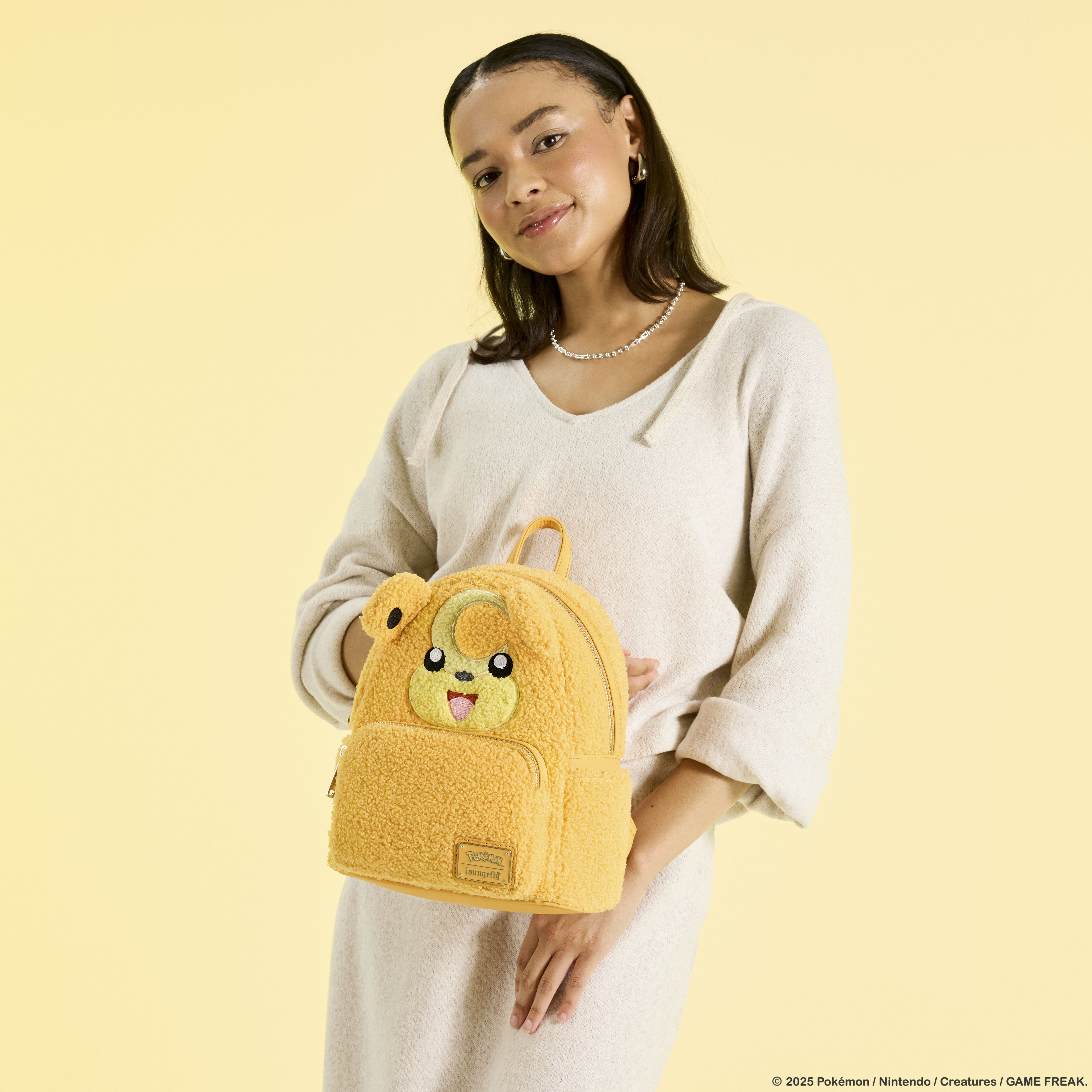 Pokémon Teddiursa Limited Edition Sherpa Cosplay Mini Backpack - Image 2