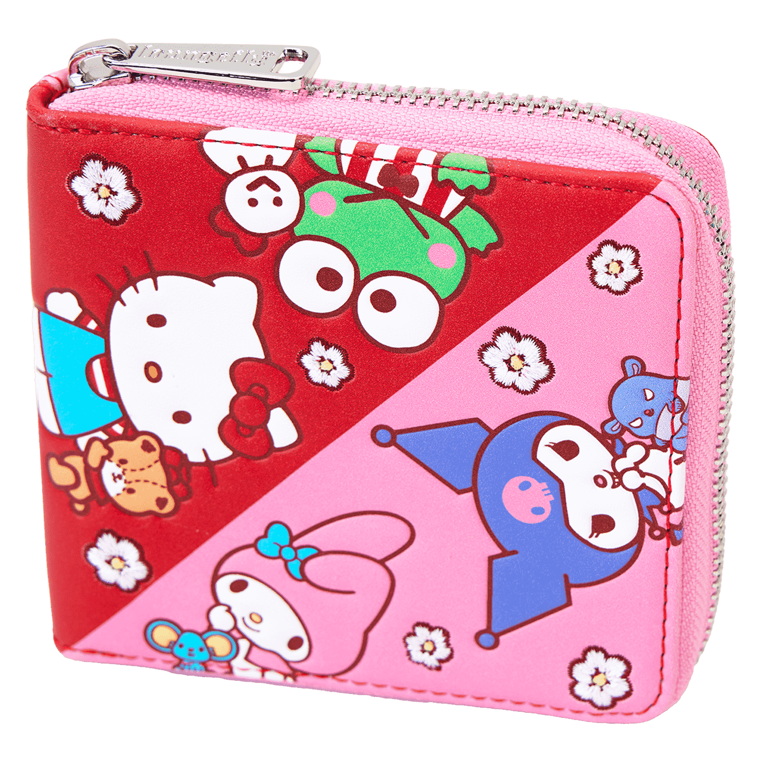 Sanrio Hello Kitty & Friends Color Block Zip Around Wallet - Image 5