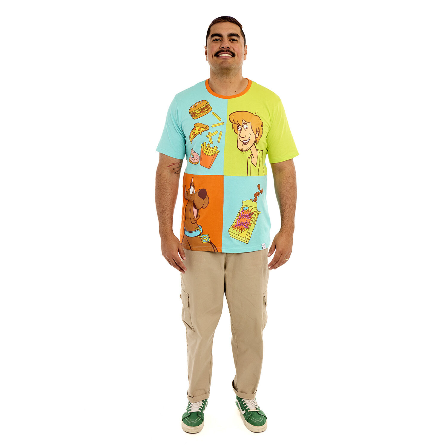 Scooby-Doo Snacks Color Block Unisex Tee - Image 7