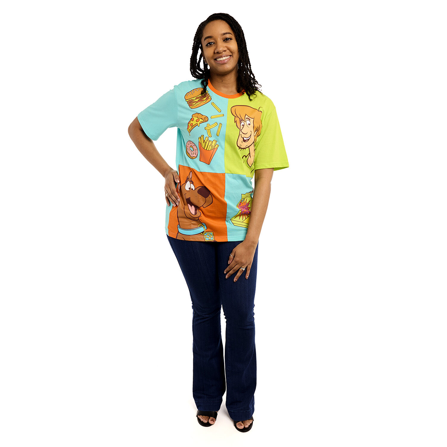 Scooby-Doo Snacks Color Block Unisex Tee - Image 9