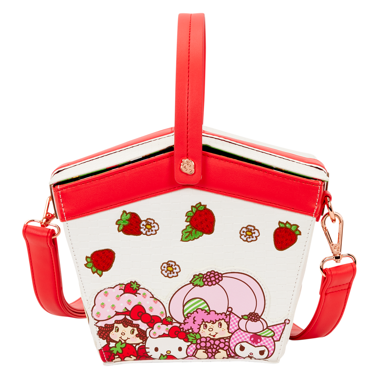Sanrio Hello Kitty & Friends x Strawberry Shortcake Scented Figural Basket Crossbody Bag