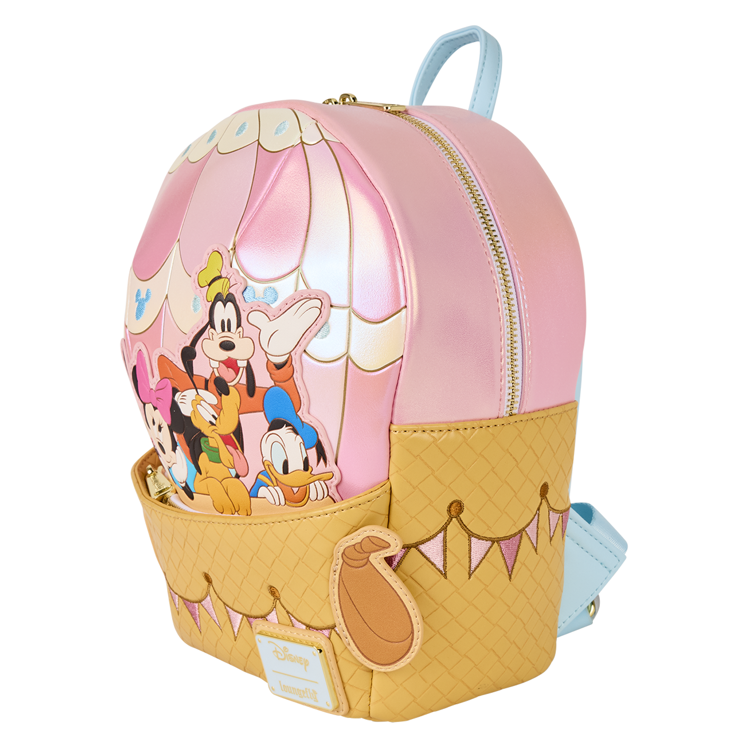 Mickey & Friends Hot Air Balloon Figural Mini Backpack - Image 3