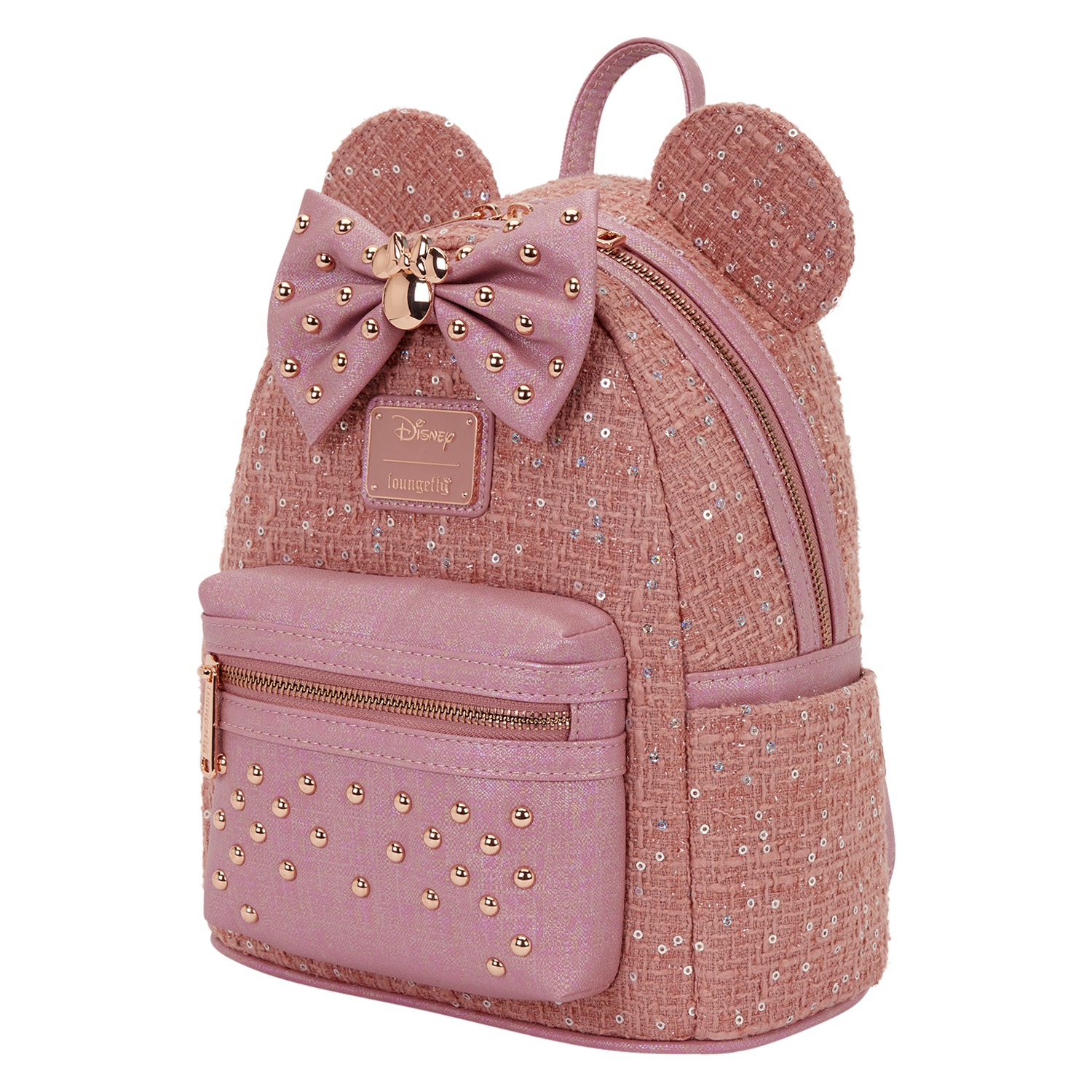 Minnie Mouse Exclusive Glitter Tweed Mini Backpack - Image 4