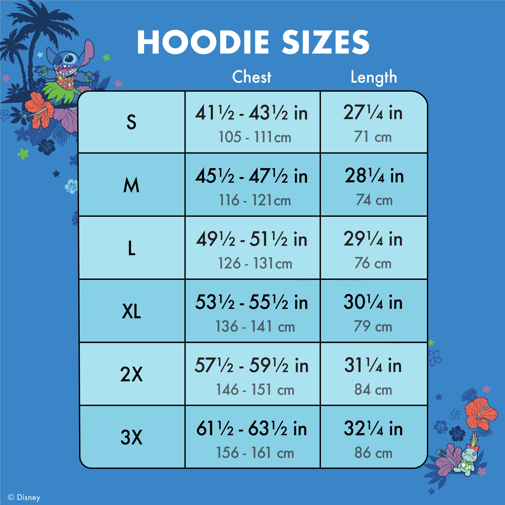 SDCC Limited Edition Stitch Floral Unisex Hoodie - Image 5