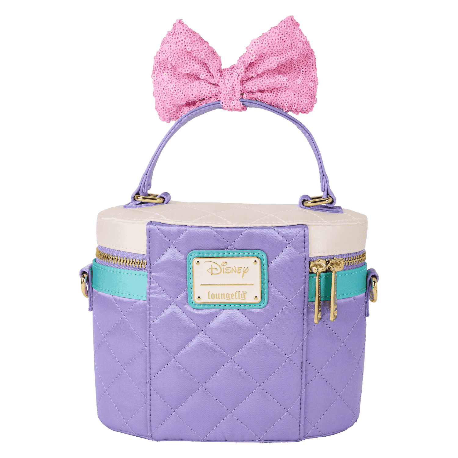 Daisy Duck 85th Anniversary Sequin Quilted Crossbody Bag - Image 4