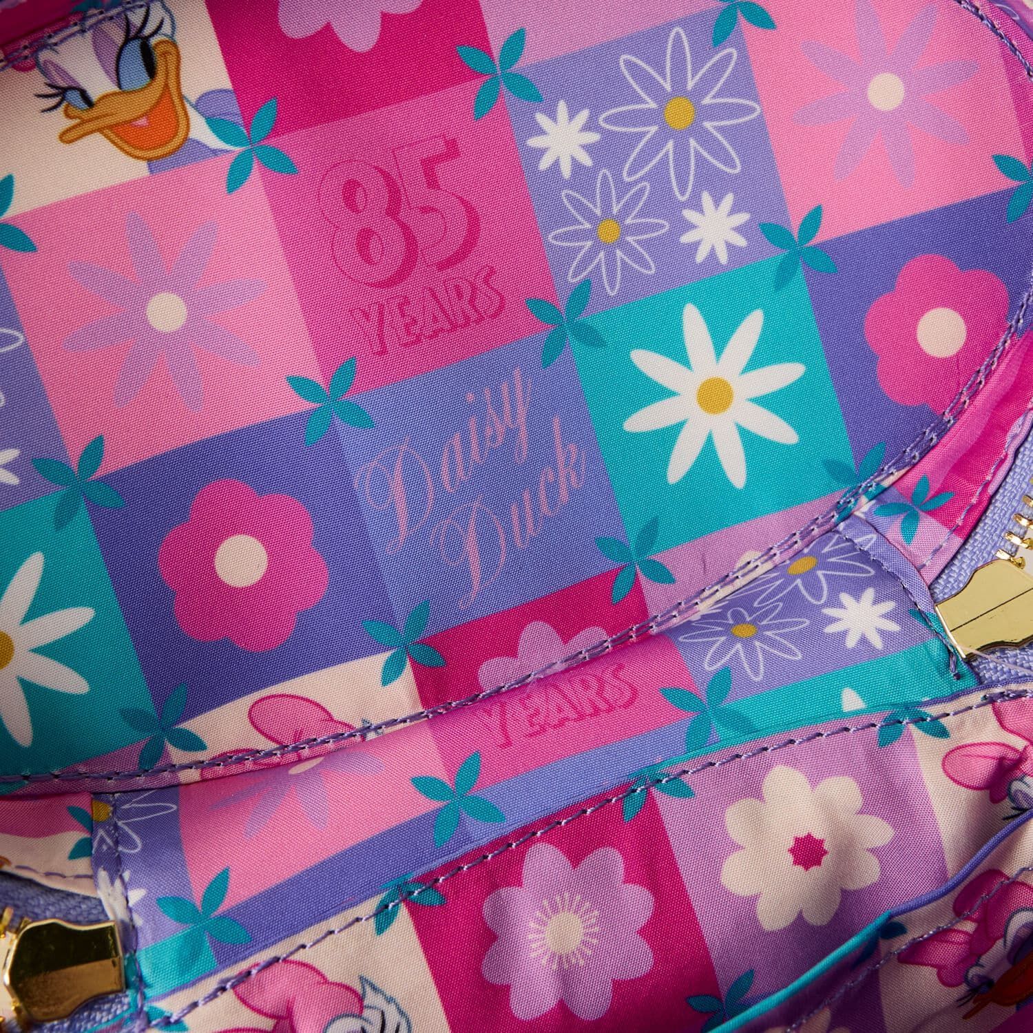 Daisy Duck 85th Anniversary Sequin Quilted Crossbody Bag - Image 5