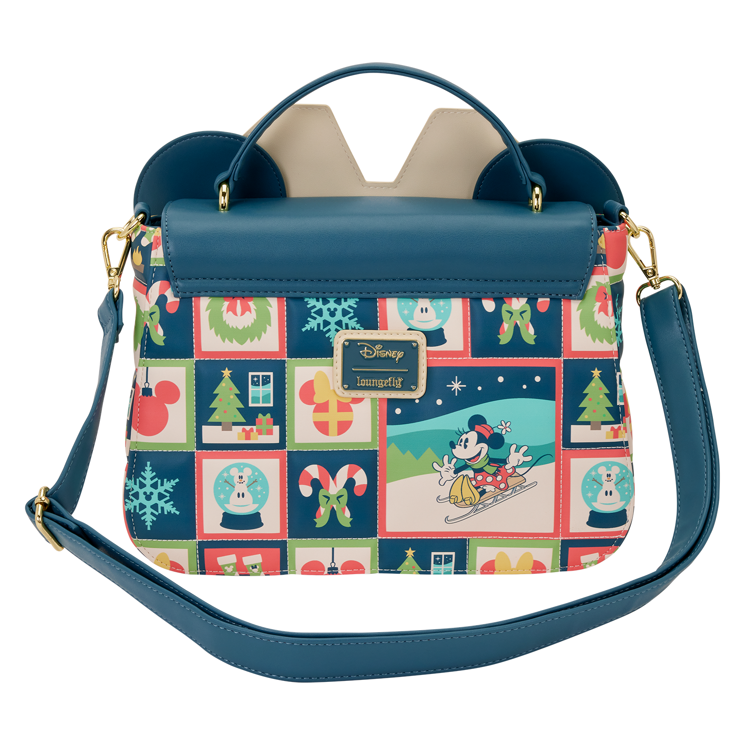 Minnie Mouse Holiday Crossbody Bag - Image 6