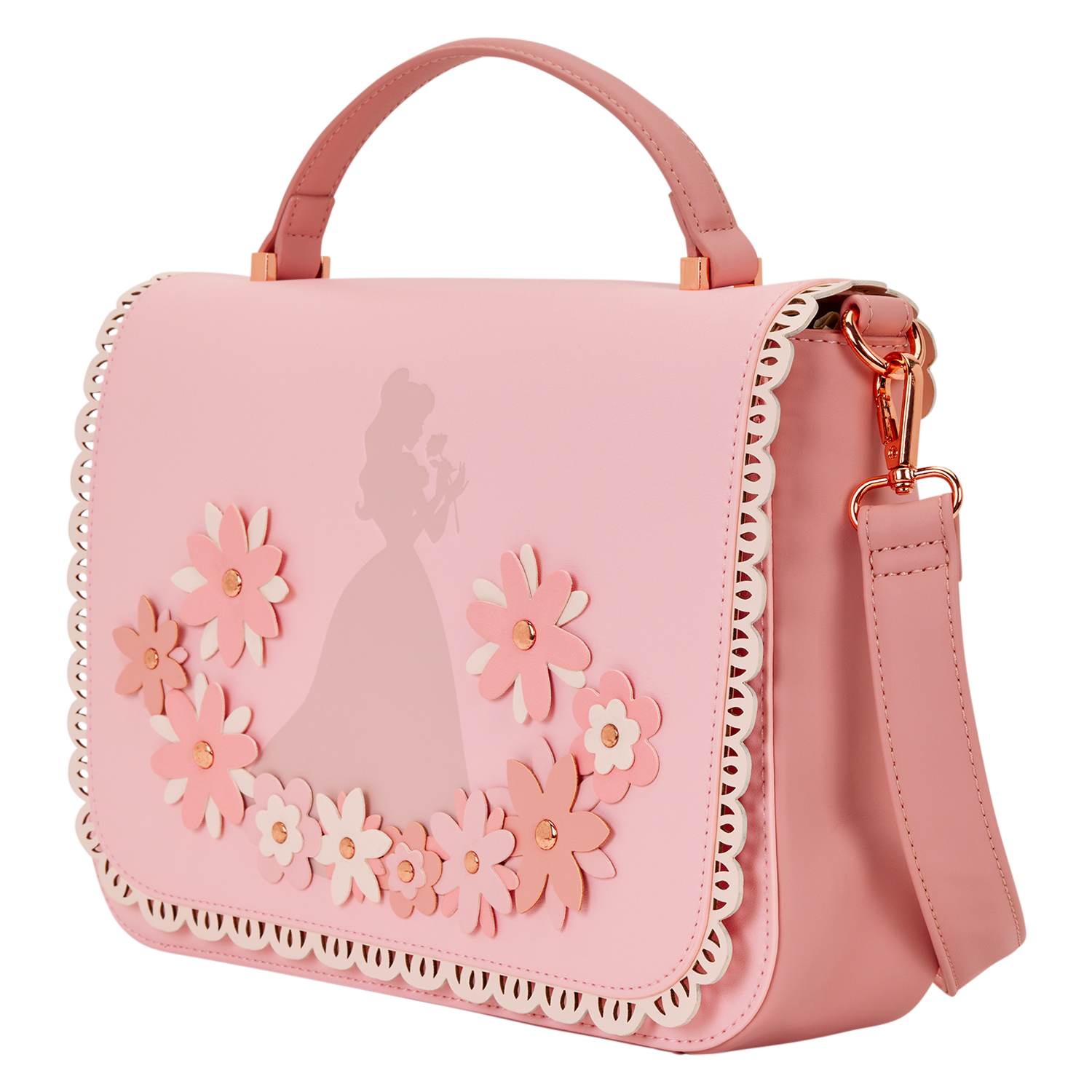 Disney Princess Belle Floral Lace Crossbody Bag - Image 4