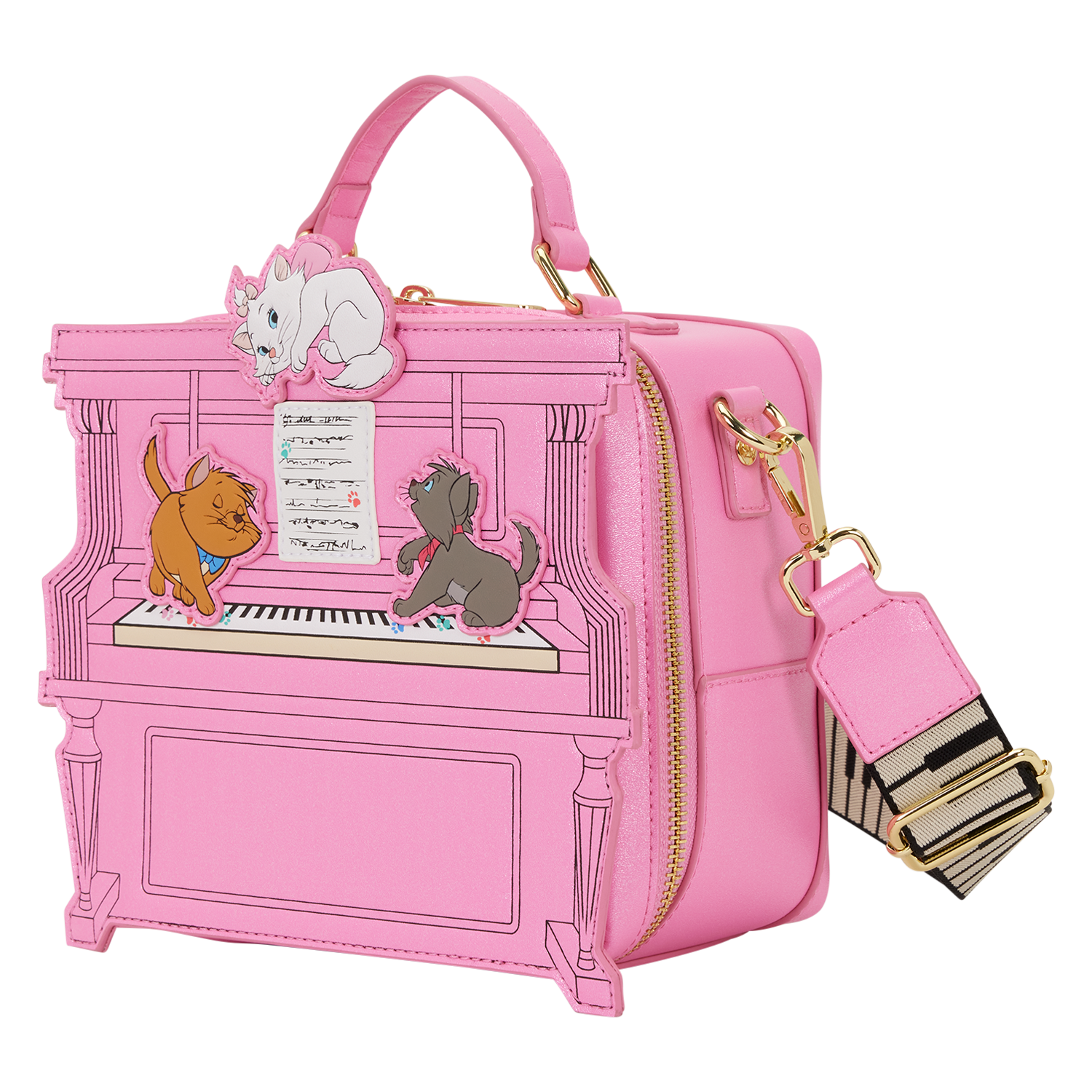 The Aristocats Figural Piano Crossbody Bag - Image 5