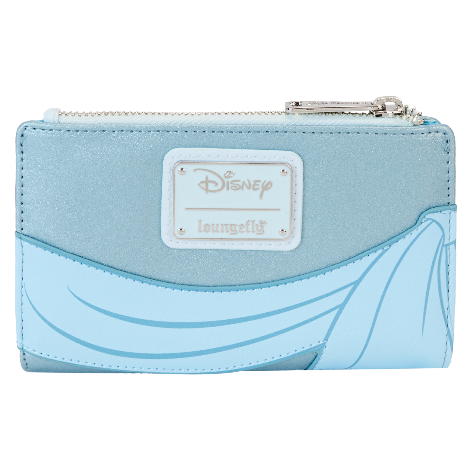 The Princess and the Frog Tiana Blue Gown Glitter Cosplay Flap Wallet - Image 3