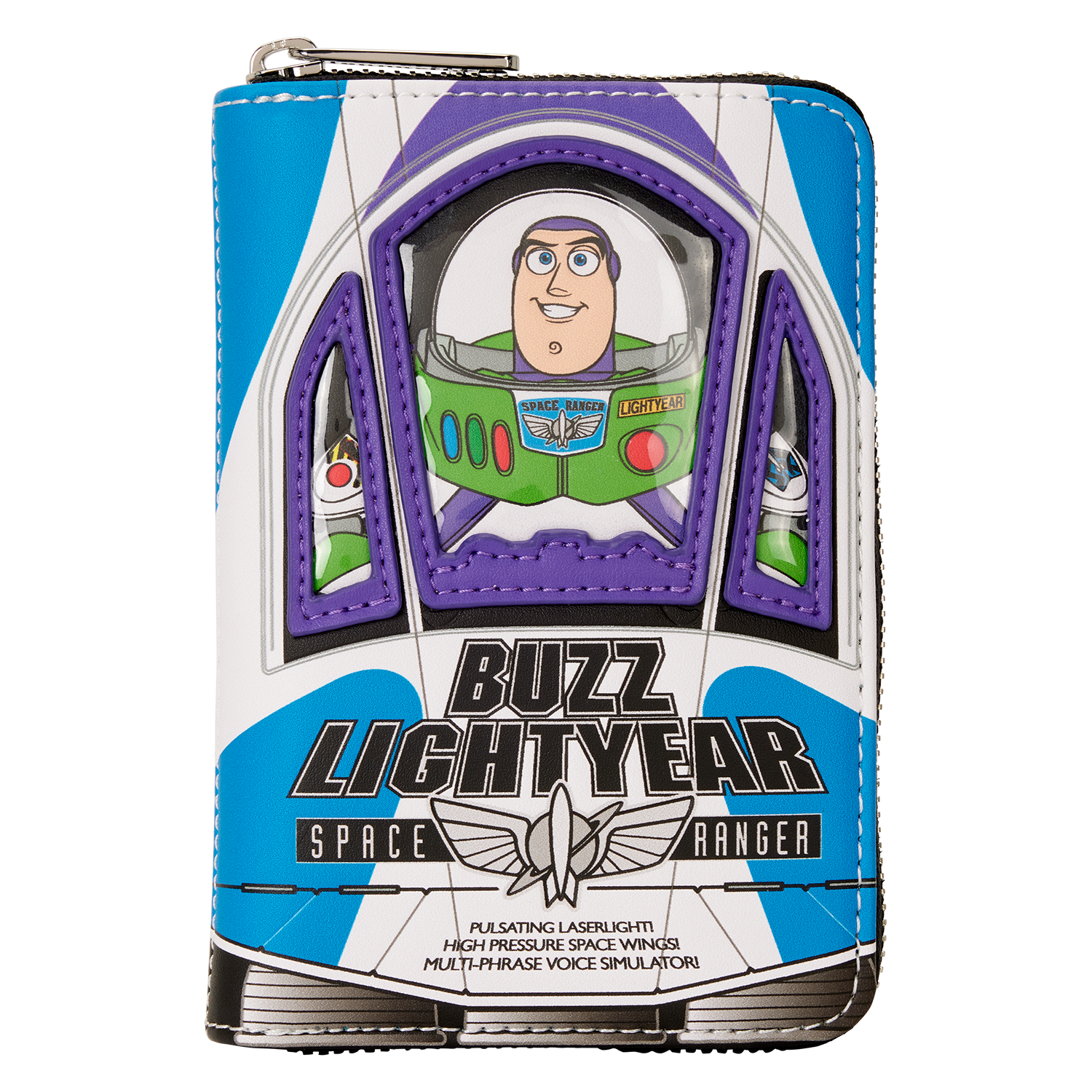 Toy Story 30th Anniversary Buzz Lightyear Glow Zip Around Wallet