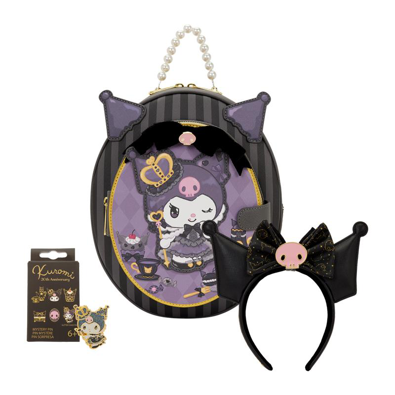 Sanrio Kuromi 20th Anniversary Cameo Mini Backpack